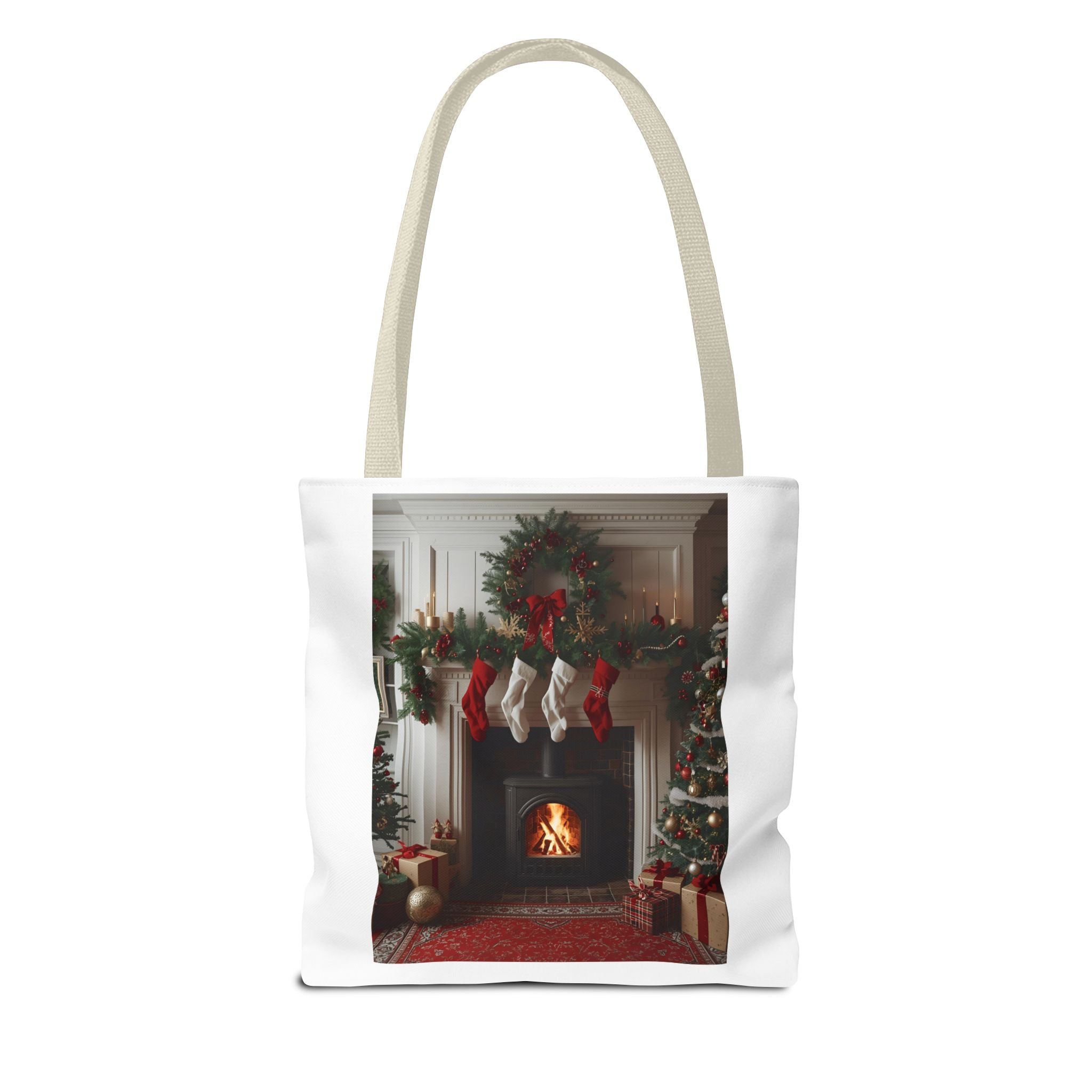 Cozy Christmas Tote Bag, Holiday Tote, Festive Bag, Gift Bag, Shopping Tote, Merry Christmas Decor, Seasonal Accessories