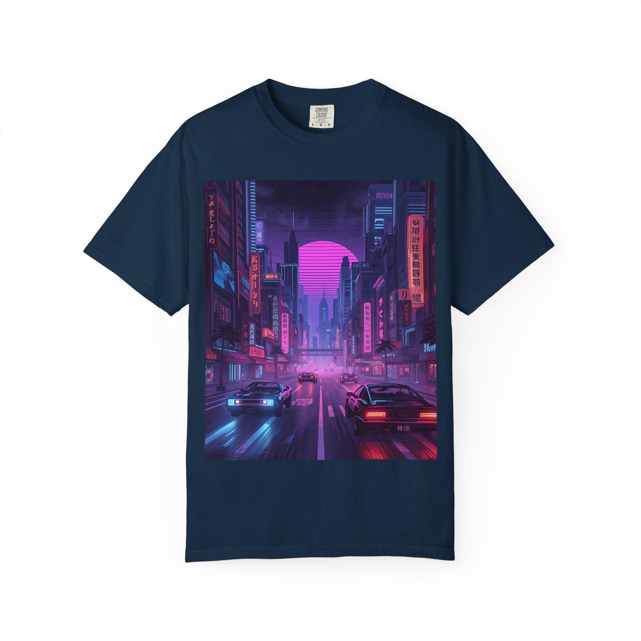 Futuristic City Unisex T-Shirt, Trendy Graphic Tee, Streetwear Style, Perfect for Gifts, Casual Wear, Summer Vibes