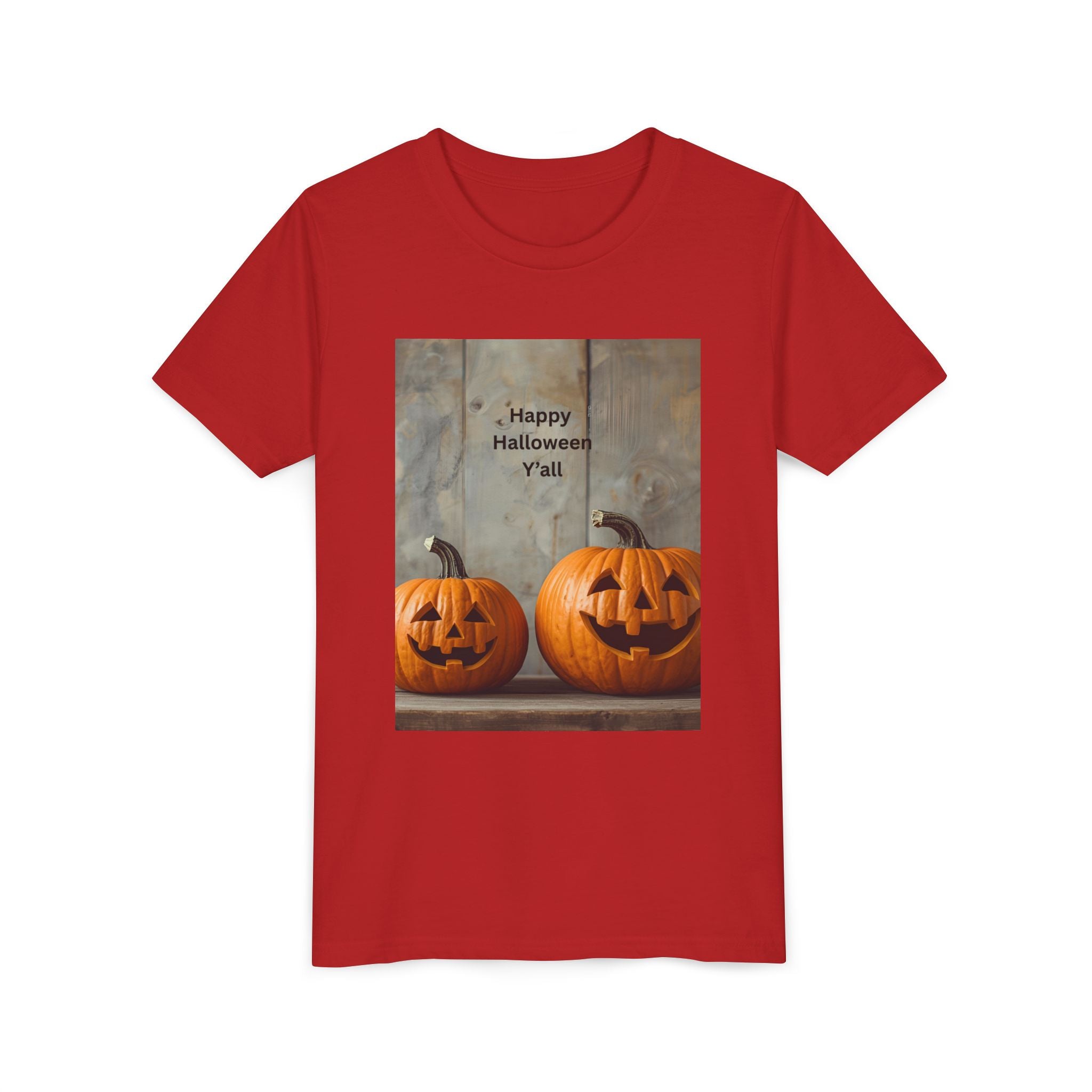 Halloween Pumpkin Youth Tee, Spooky Kids Shirt, Pumpkin Graphic Tee, Fall Celebration Gift, Trick or Treat Outfit