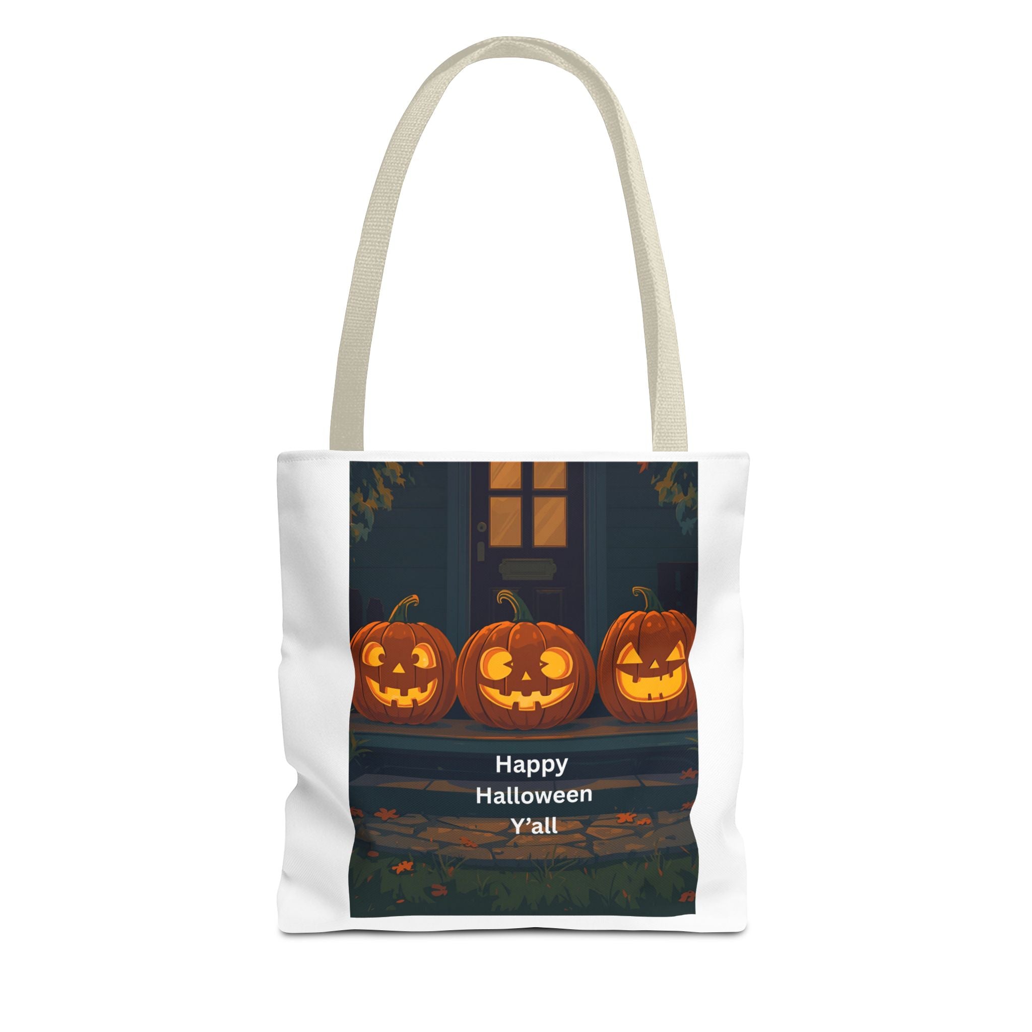 Spooky Halloween Tote Bag, Trick-or-Treat Bag, Pumpkin Bag, Fall Tote, Festive Grocery Bag, Halloween Decor