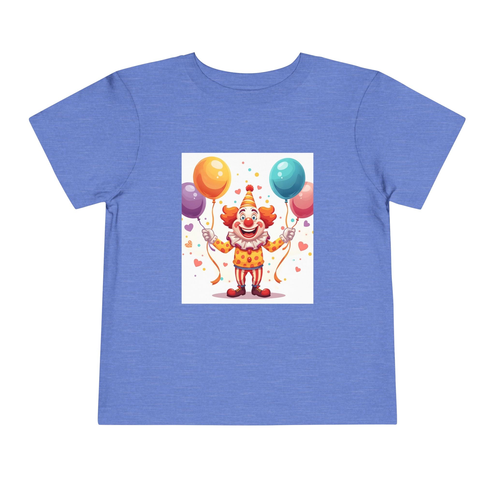 Funny Clown Toddler Short Sleeve Tee