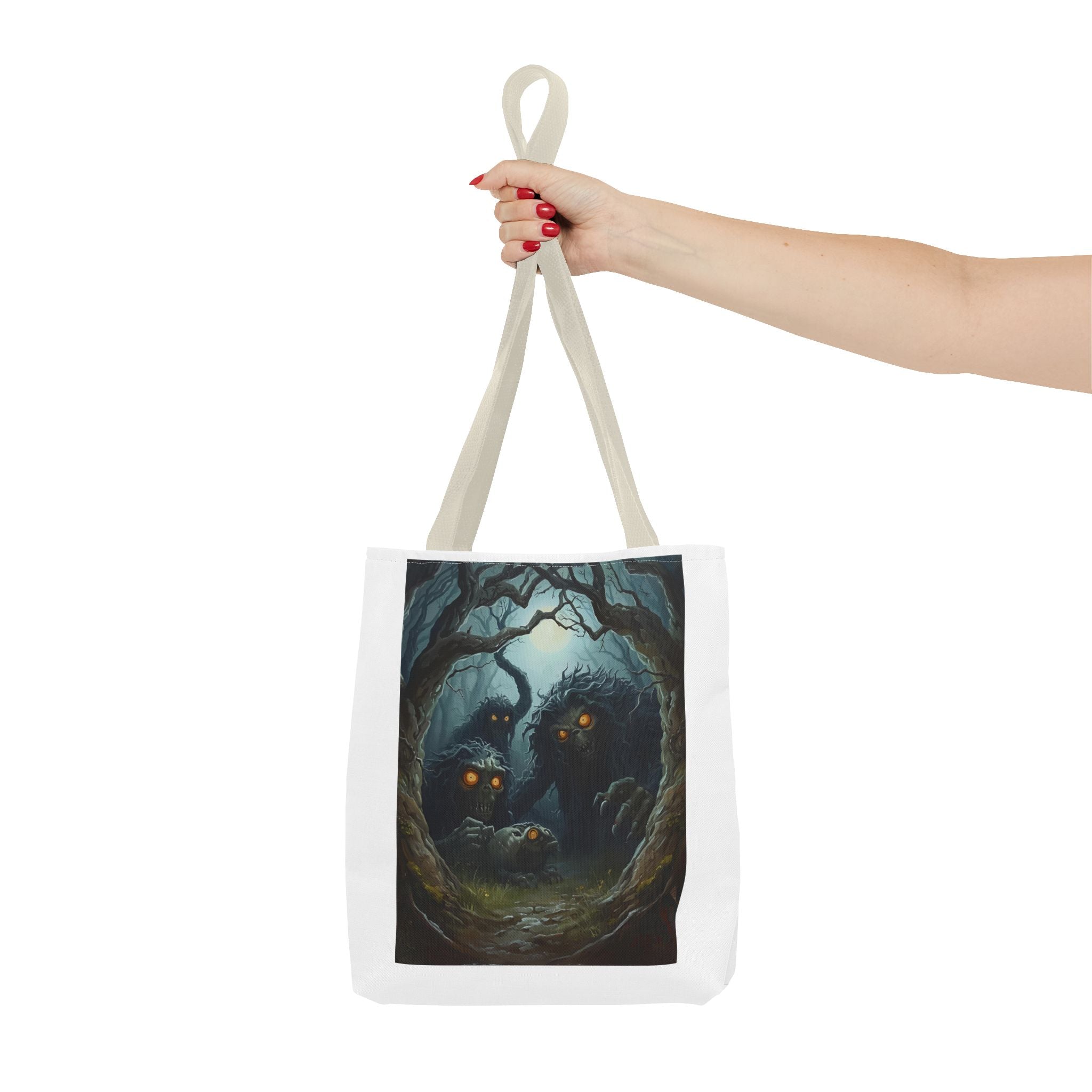 Spooky Forest Creatures Tote Bag (AOP)