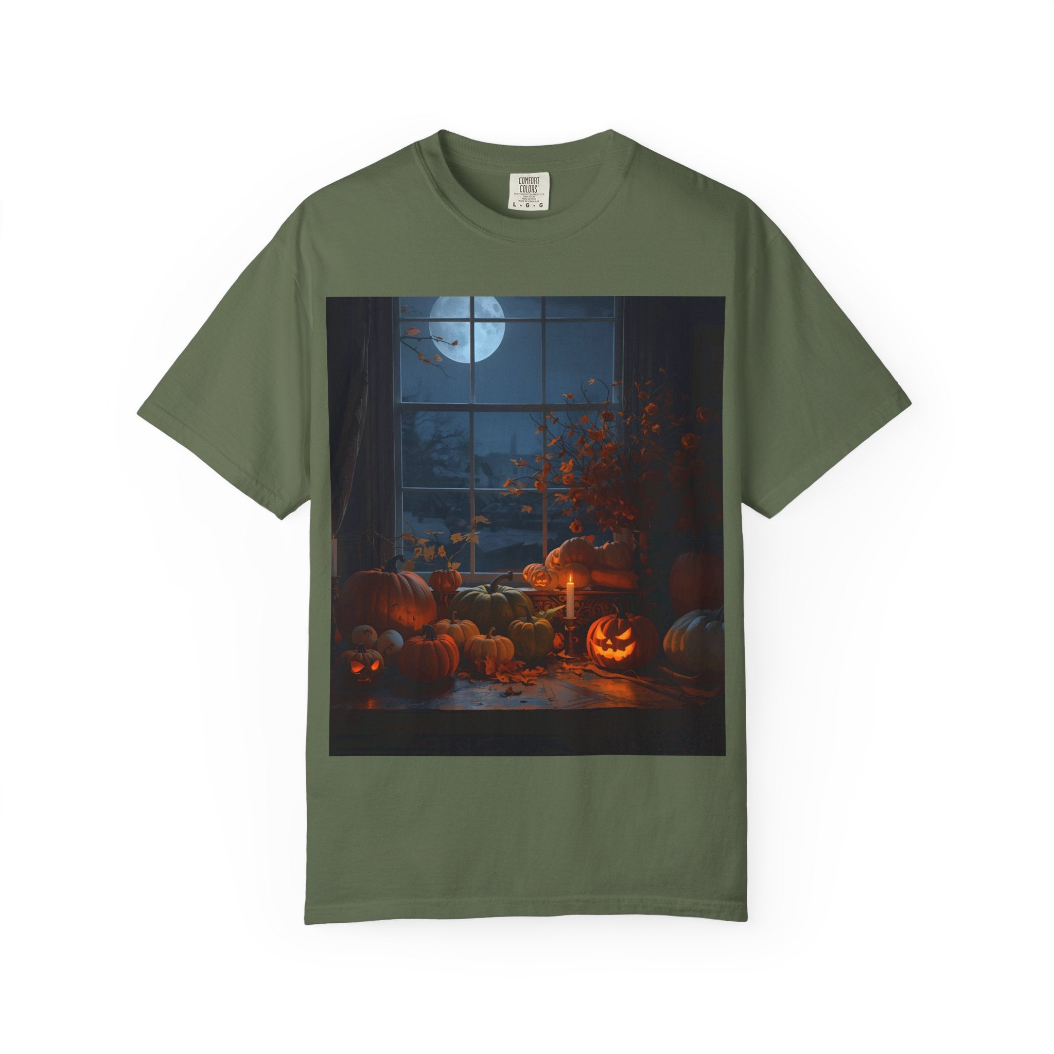 Spooky Autumn Pumpkin Vibes Halloween T-Shirt, Casual Fall Tee, Unisex Graphic Shirt, Pumpkin Lover Gift, Cozy Seasonal Apparel