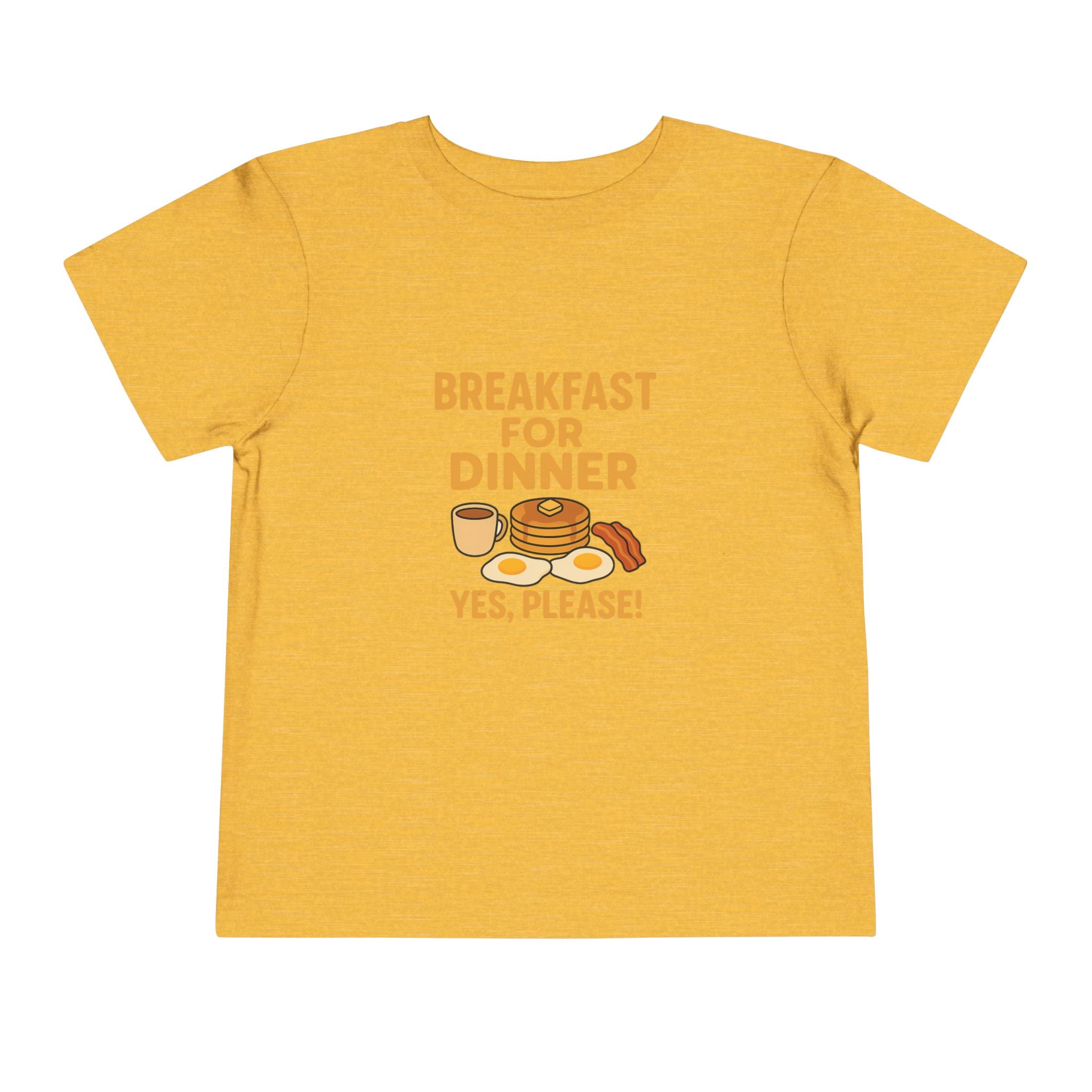 Breakfast For Dinner Toddler Short Sleeve Tee