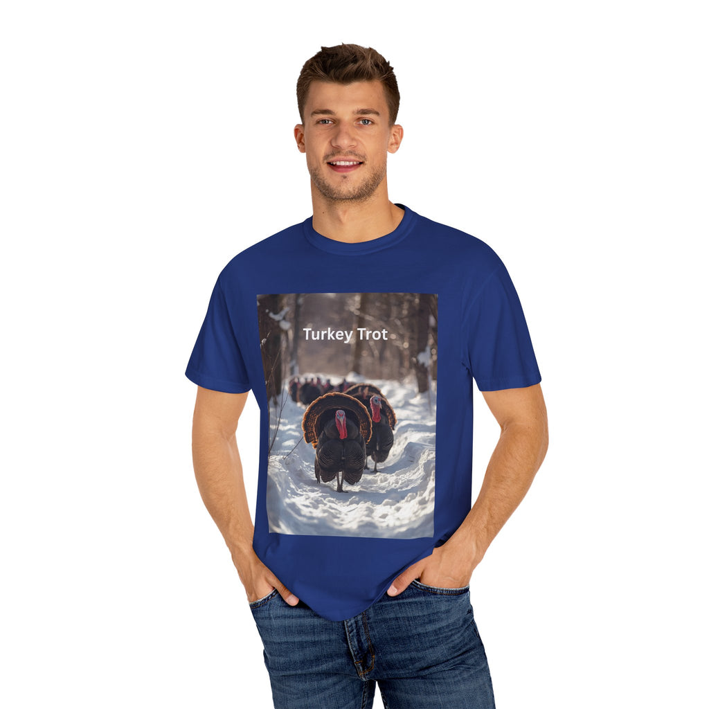 Turkey Trot Unisex T-Shirt, Casual Tee, Thanksgiving Apparel, Outdoor Fun Shirt, Festival Wear, Holiday Gift Idea