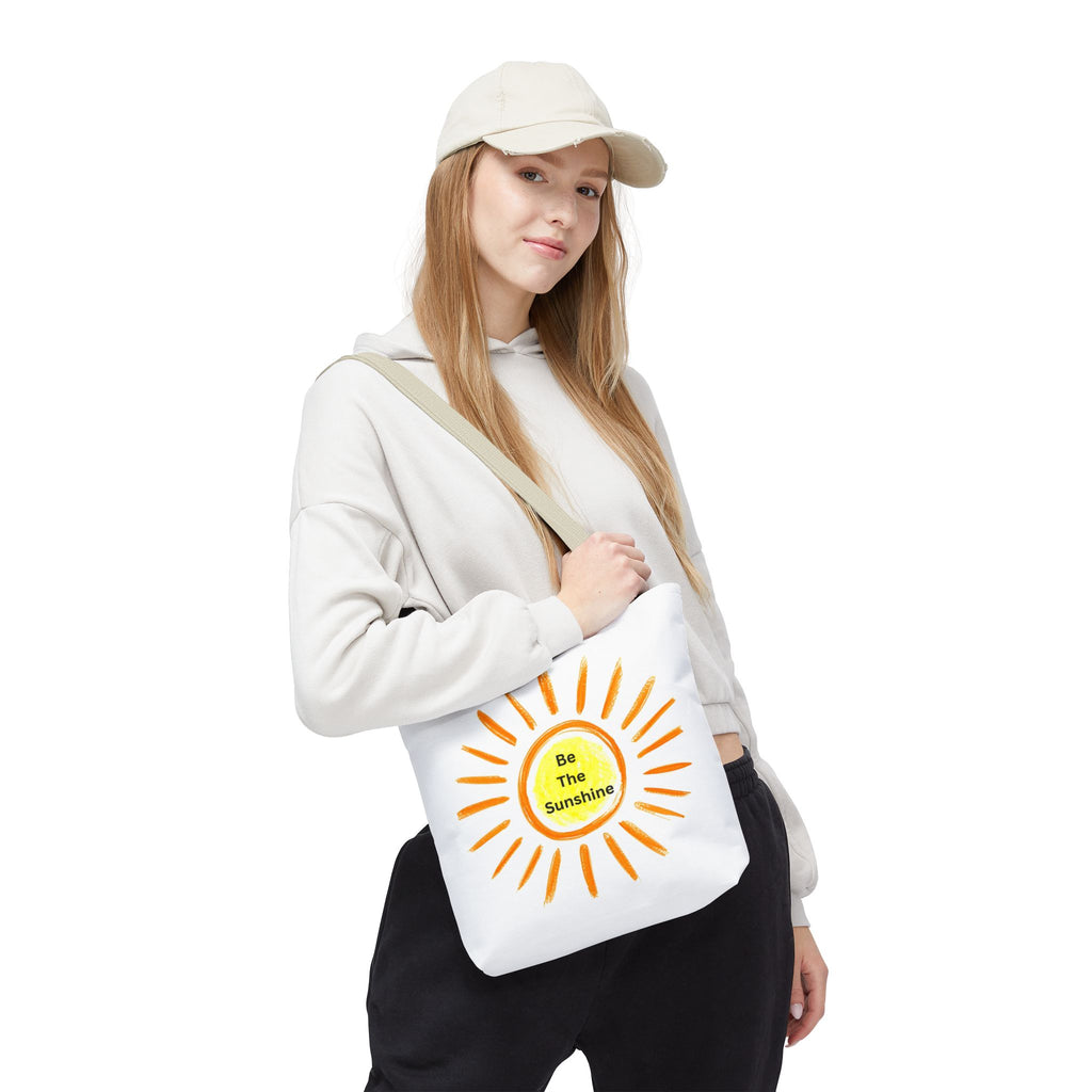 Be the Sunshine Tote Bag | Bright Motivational Bag, Eco-Friendly Shopping Tote, Summer Gift, Inspirational Beach Bag, Unique Accessories