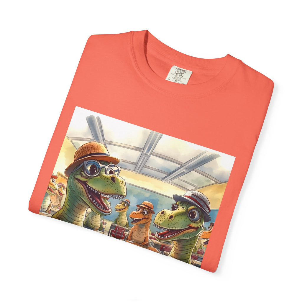Dinosaur Classroom Unisex T-shirt, Fun Gift for Kids, Cool Graphic Tee for Teachers, Classroom Humor Outfit, Unique Dino Design