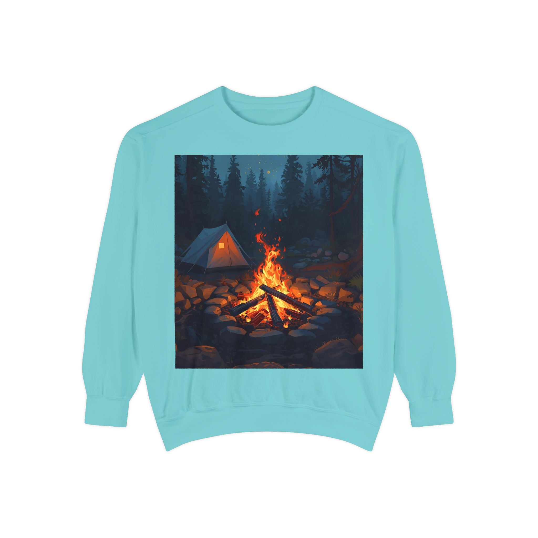 Cozy Campfire Unisex Garment-Dyed Sweatshirt