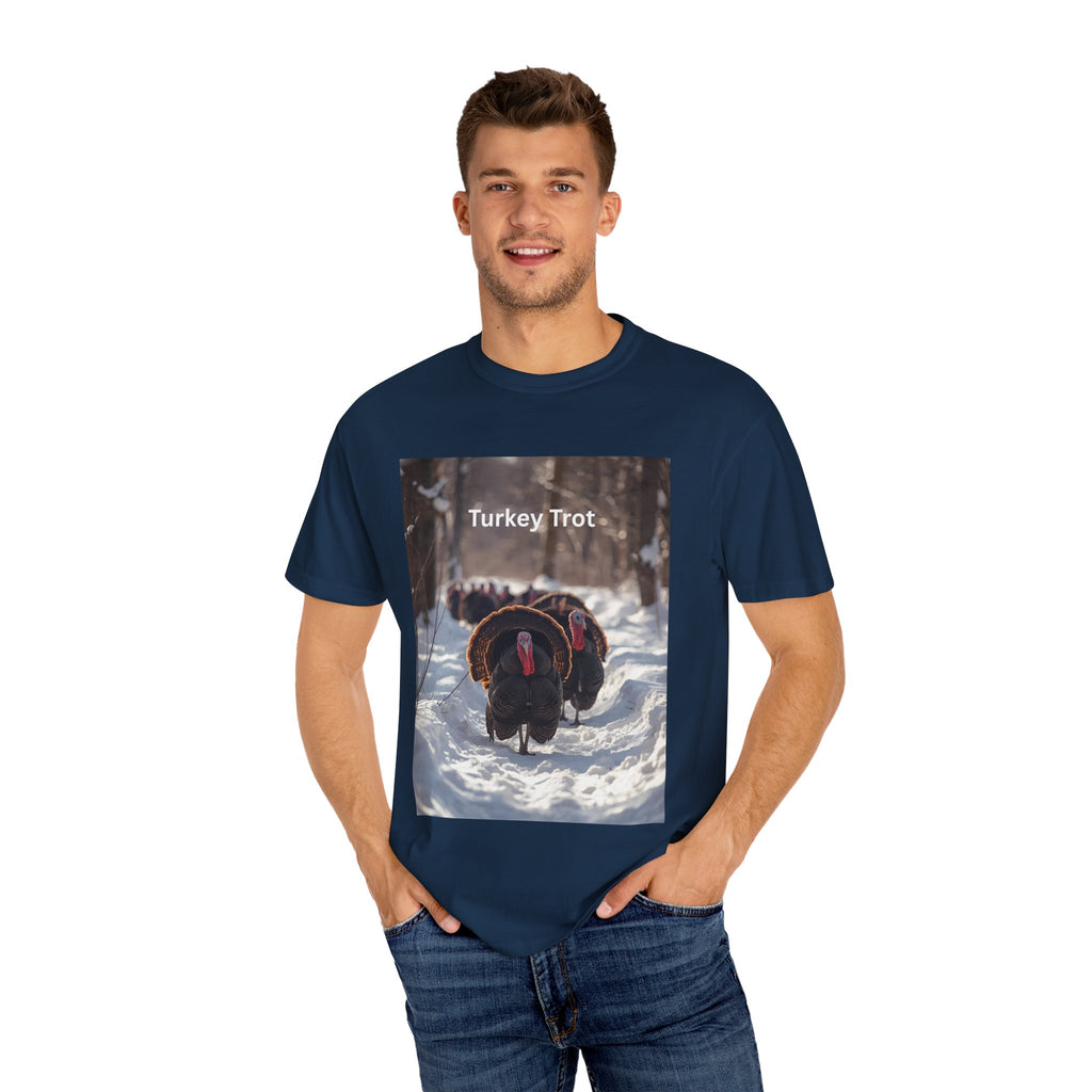 Turkey Trot Unisex T-Shirt, Thanksgiving Shirt, Holiday Apparel, Cozy Fall T-Shirt, Turkey Day Outfit, Casual Wear