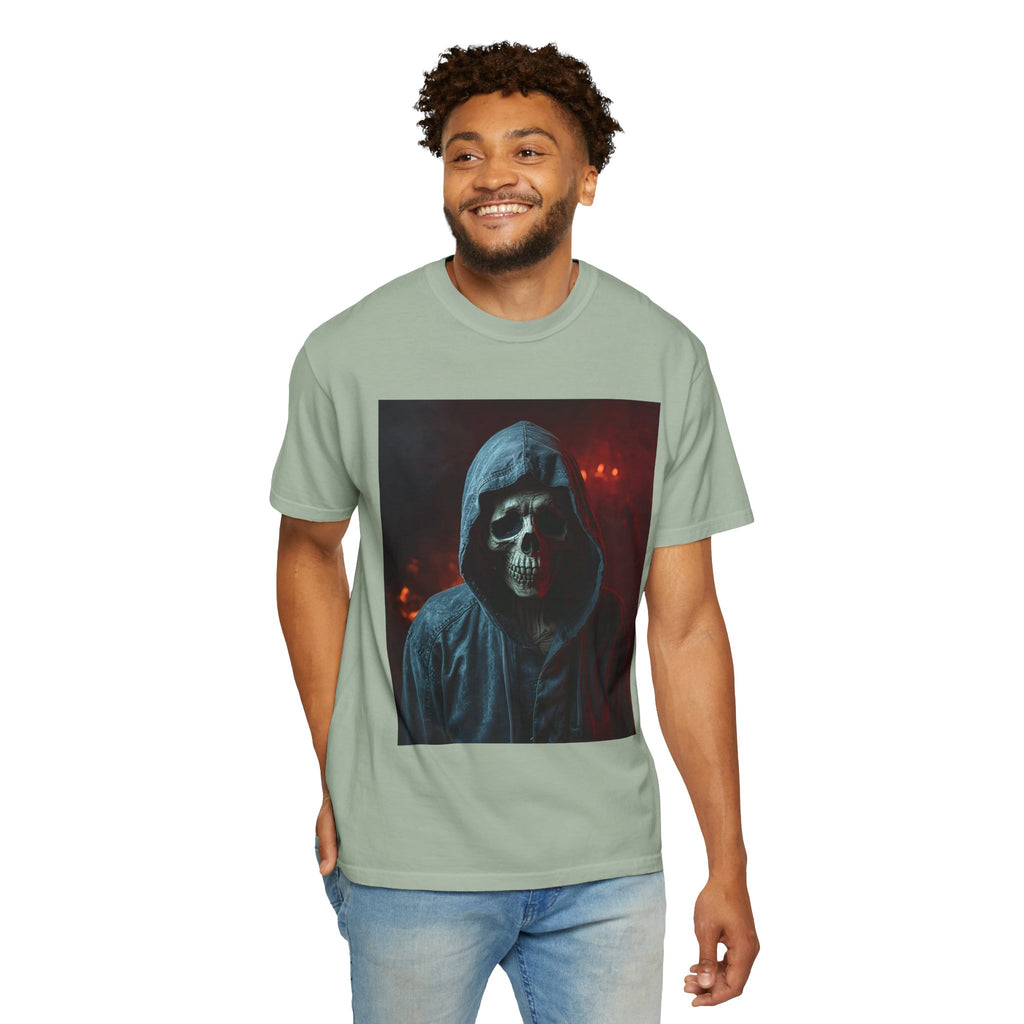 Gothic Skull T-Shirt | Unisex Vintage Tee, Halloween Shirt, Edgy Graphic Top, Unique Gift for Him/Her, Urban Style Wear