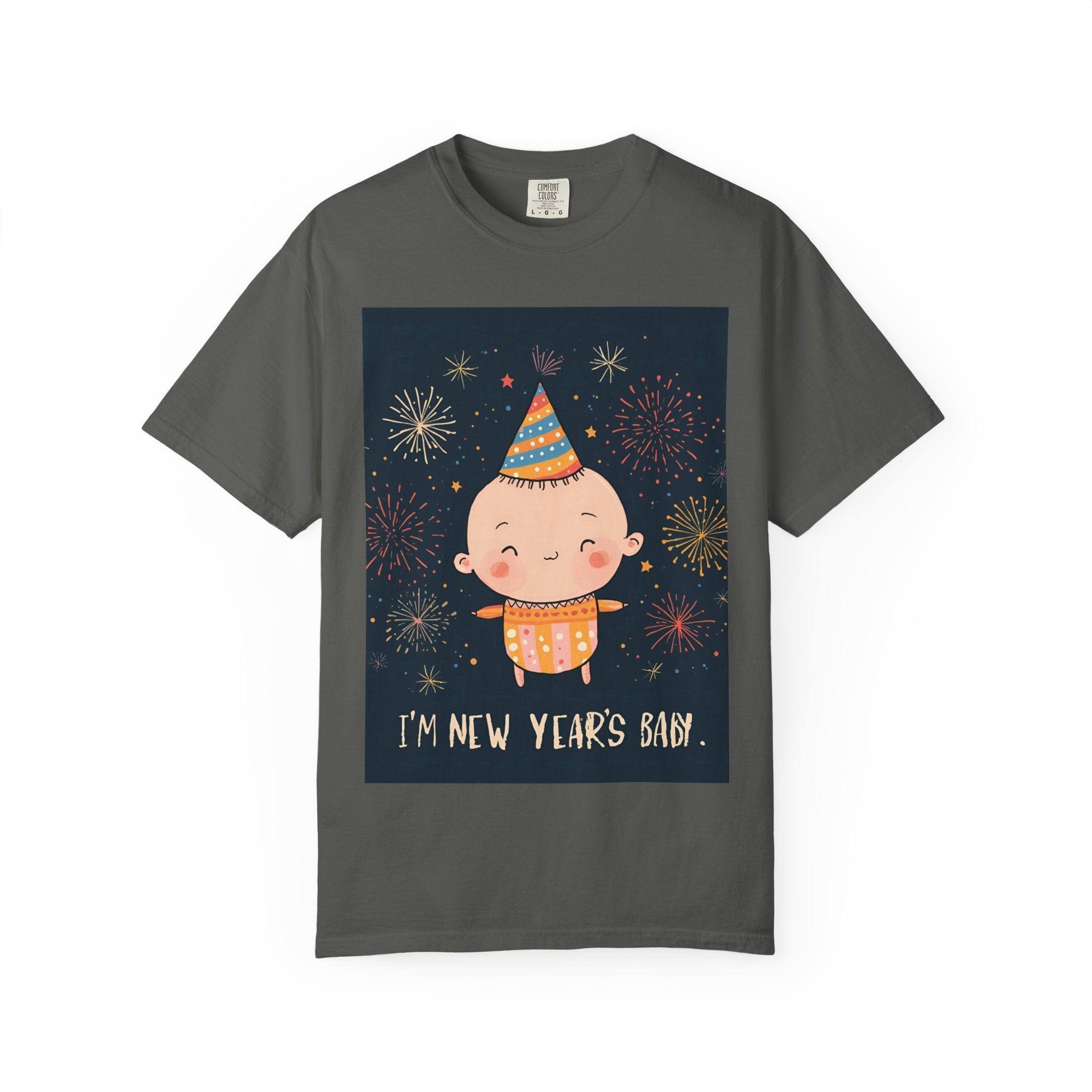 New Year's Baby T-Shirt, Unisex Celebration Tee, Funny New Year Party Shirt, Cute Baby Gift, Holiday Humor Apparel