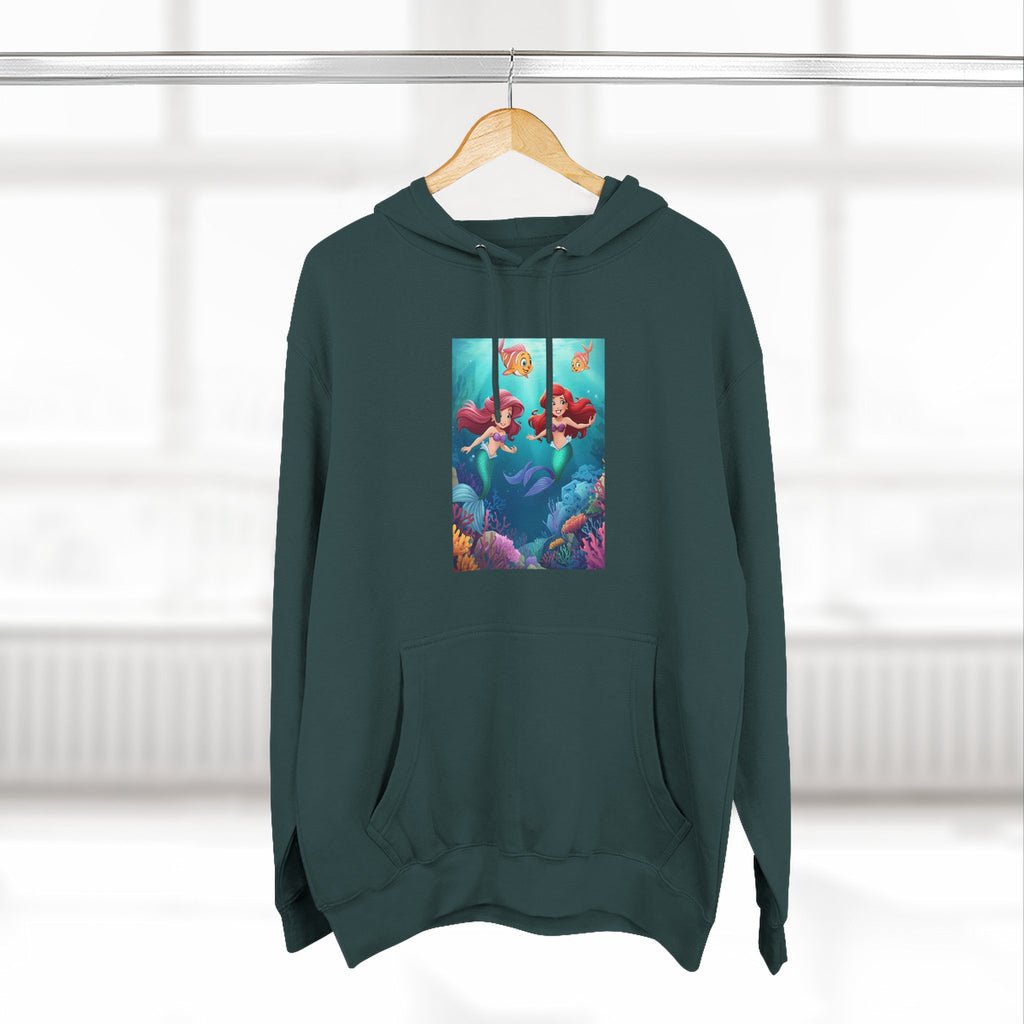 Mermaid Three-Panel Fleece Hoodie