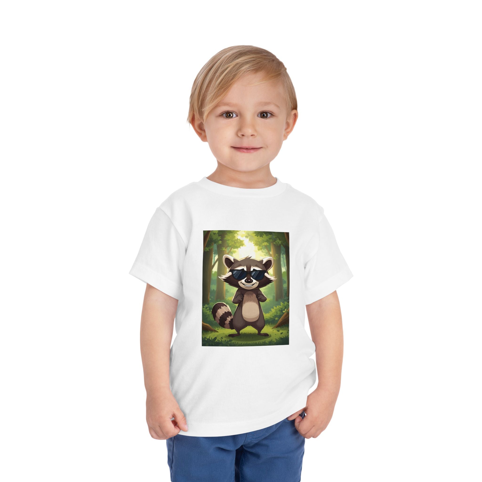 Raccoon Toddler Short Sleeve Tee