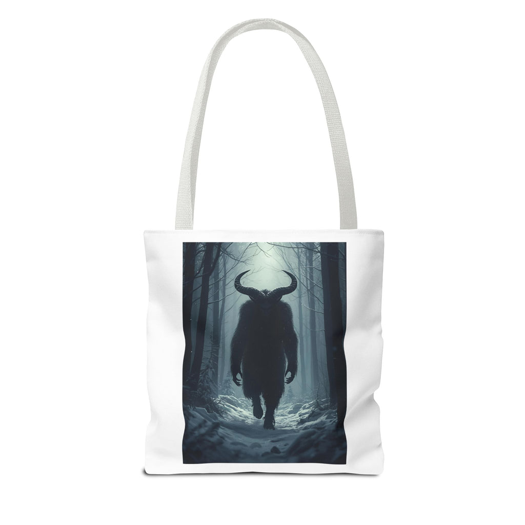 Spooky Forest Mythical Creature Tote Bag, Unique AOP Tote, Forest Design Bag, Eco-Friendly Shopping Bag, Gift for Nature Lovers, Stylish Carryall