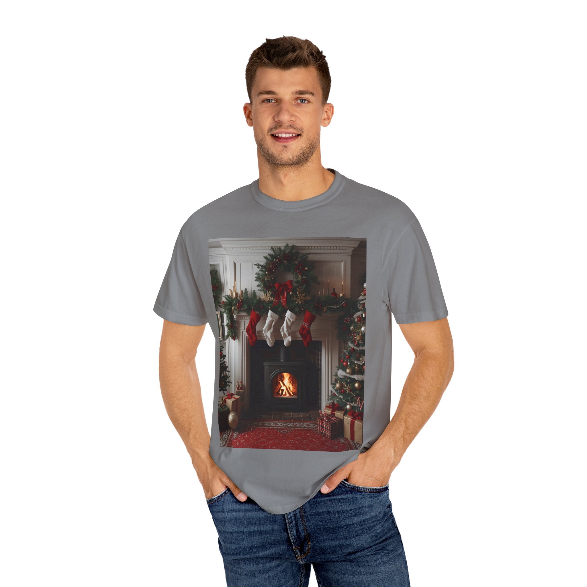 Cozy Holiday T-Shirt, Christmas Tee, Casual Winter Shirt, Family Gathering Outfit, Unisex Festive Apparel