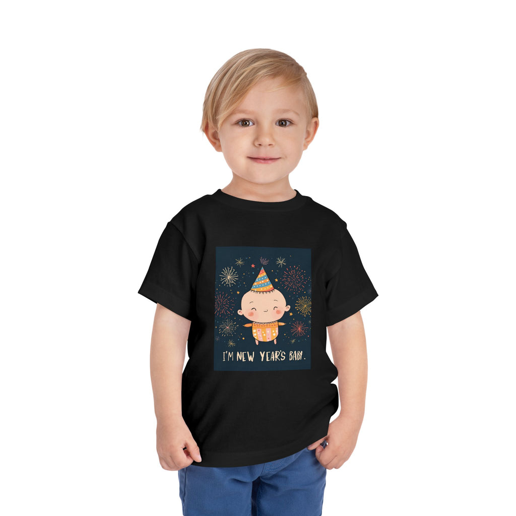 I Am A New Years Baby Toddler Short Sleeve Tee