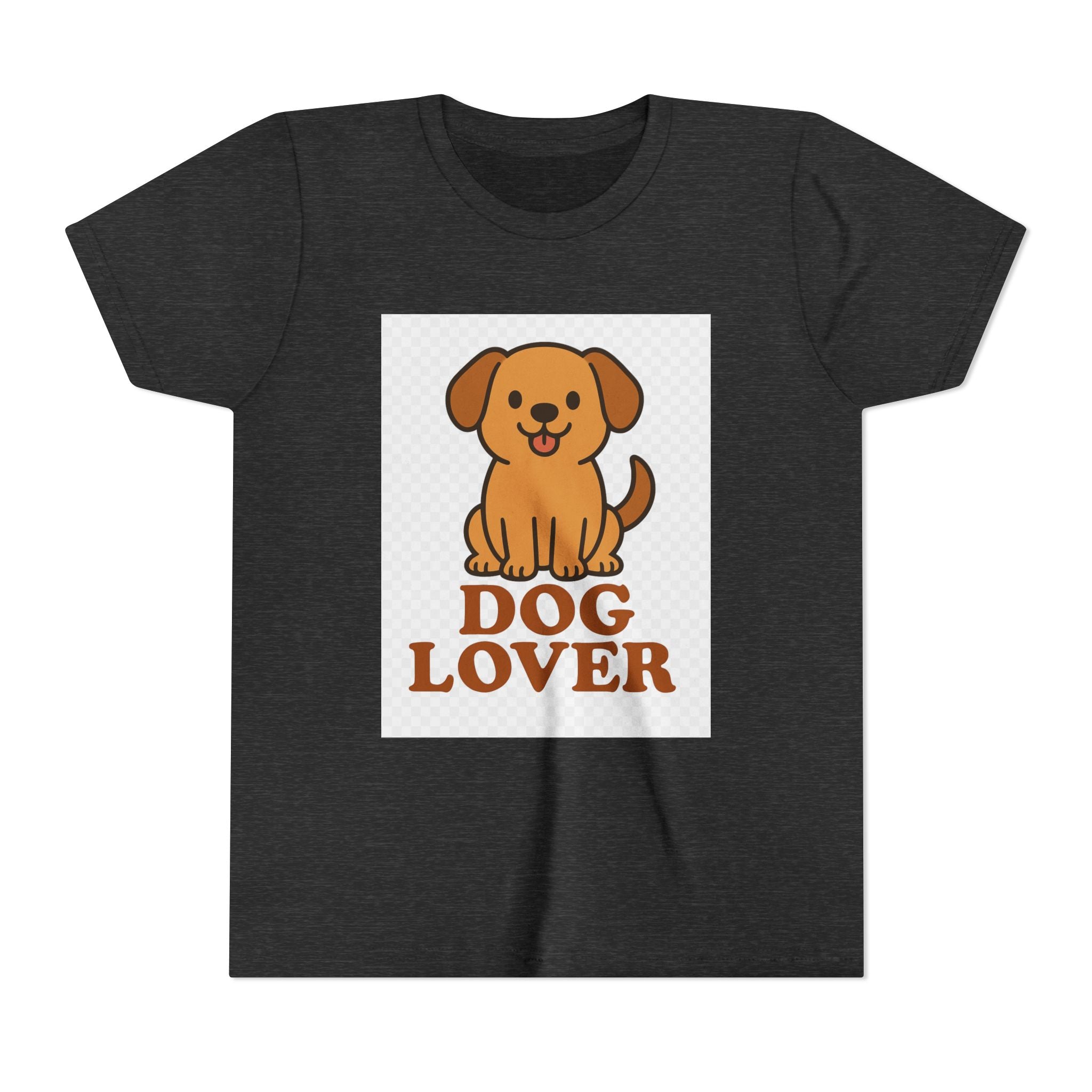 Cute Dog Lover Youth T-Shirt, Pet Lover Gift, Animal Tee, Kids Dog Shirt, Birthday Present for Kids, Fun Youth Apparel