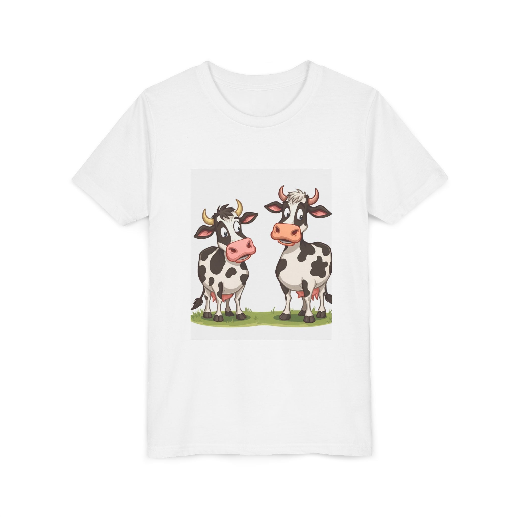 Cute Cows Youth Short Sleeve Tee