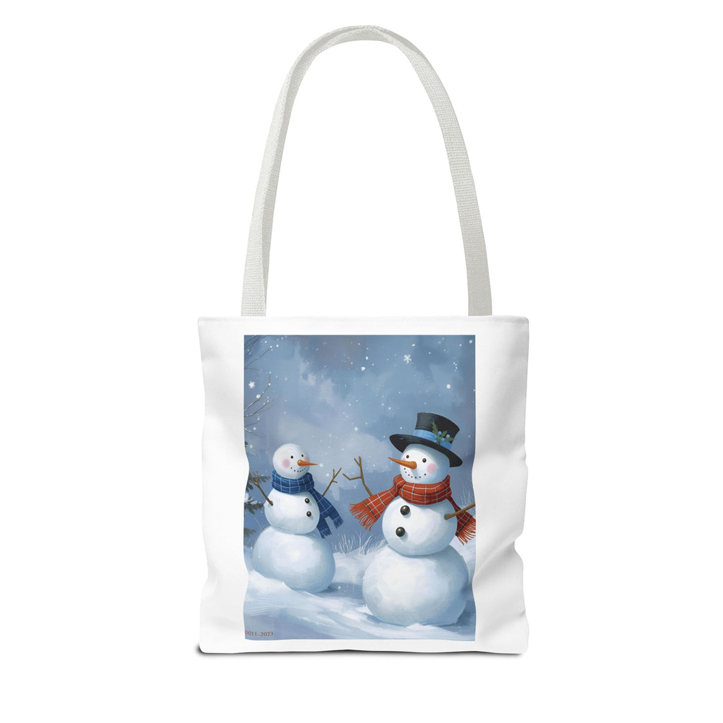 Christmas Snowman Family Tote Bag (AOP)