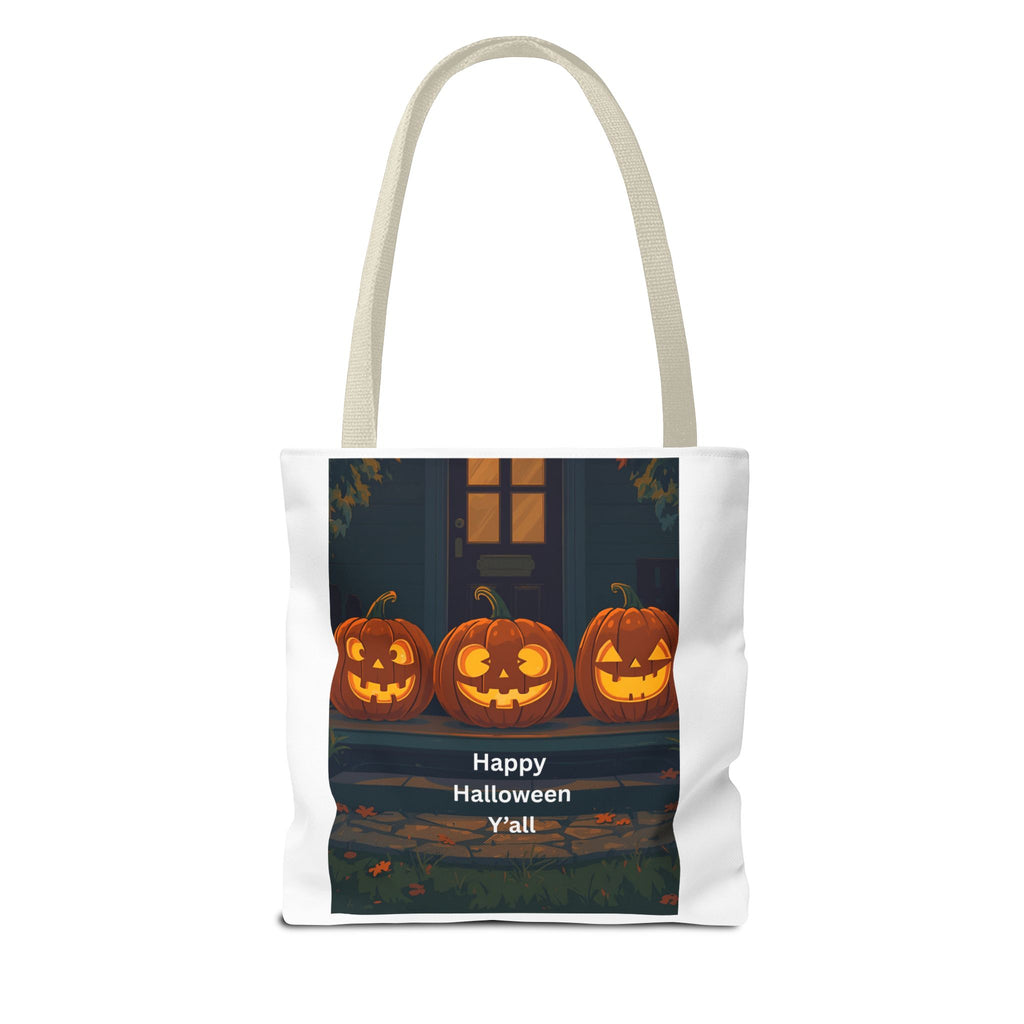 Spooky Halloween Tote Bag, Trick-or-Treat Bag, Pumpkin Bag, Fall Tote, Festive Grocery Bag, Halloween Decor