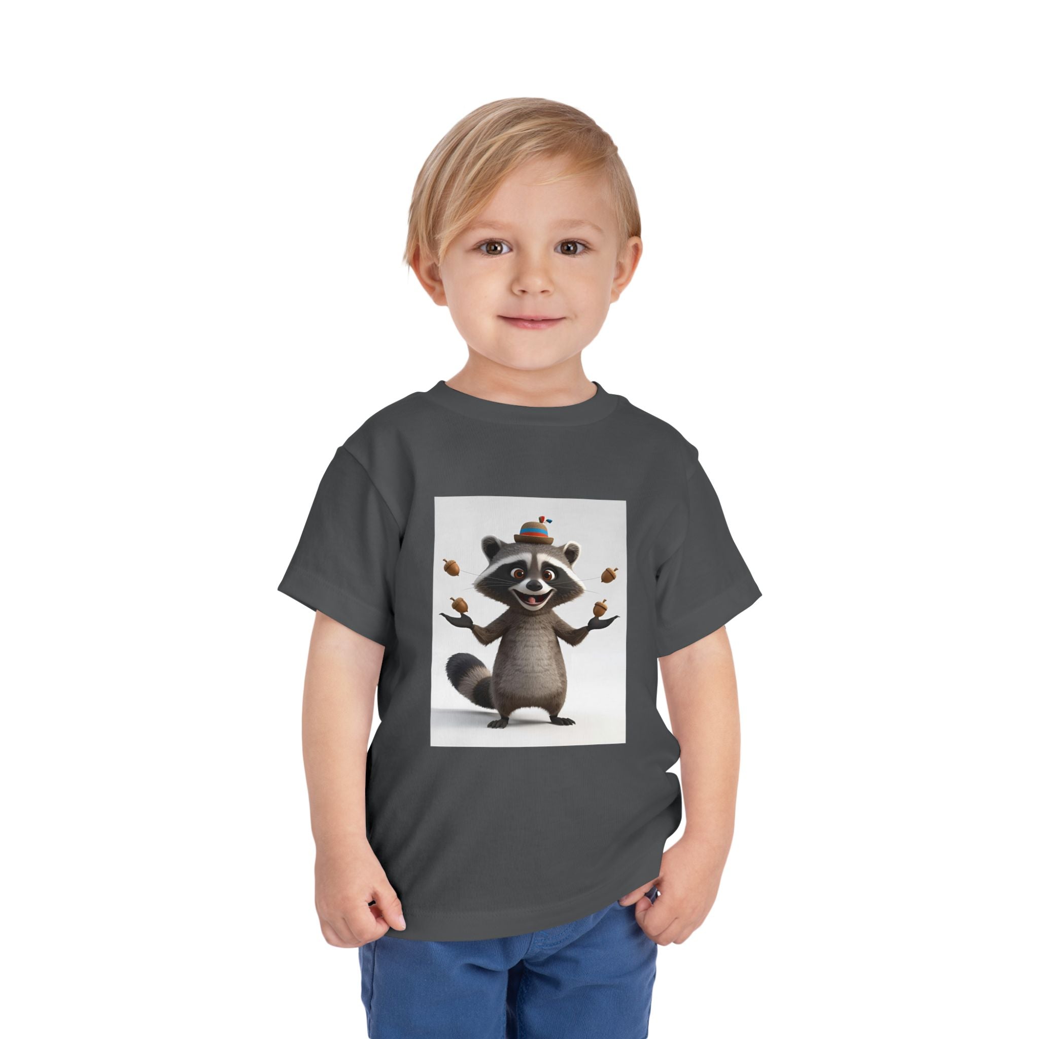 Raccoon Toddler Short Sleeve Tee