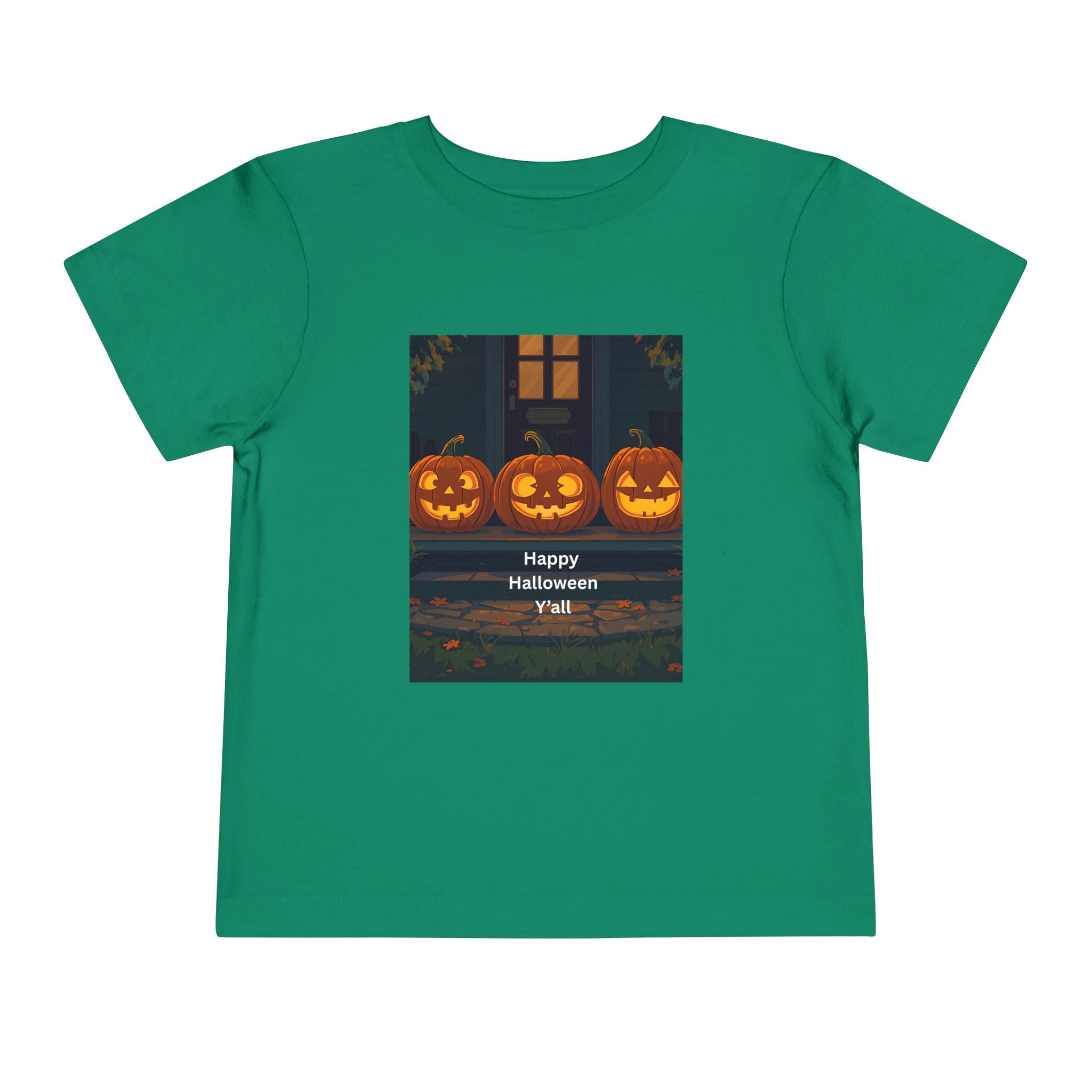 Spooky Pumpkin Toddler Short Sleeve Tee