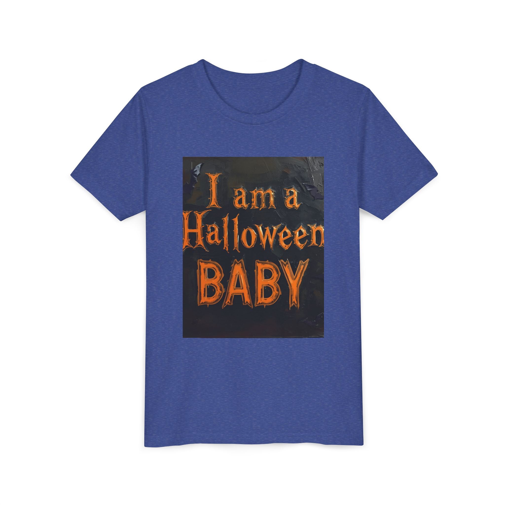 I Am A Halloween Baby Youth Short Sleeve Tee