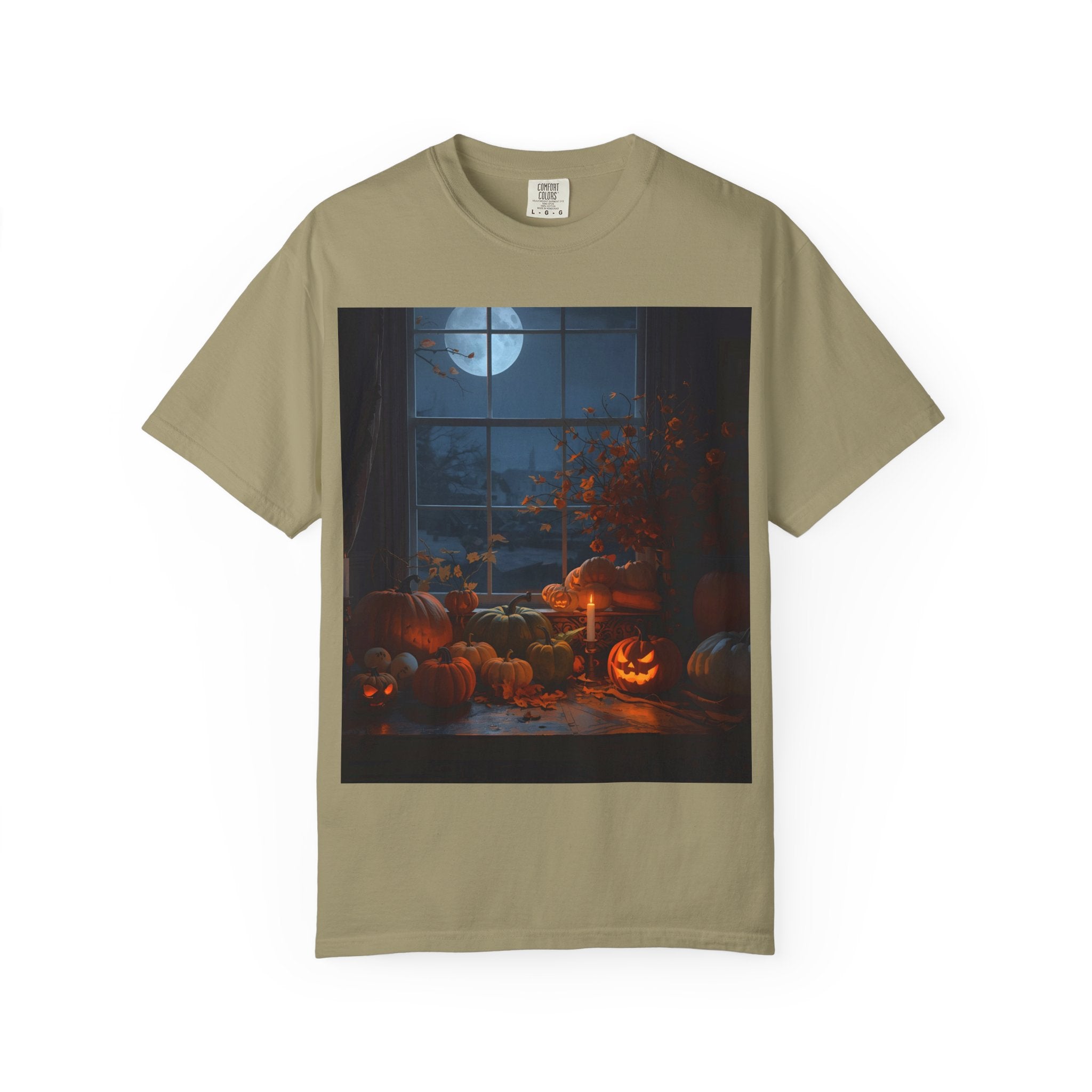 Spooky Autumn Pumpkin Vibes Halloween T-Shirt, Casual Fall Tee, Unisex Graphic Shirt, Pumpkin Lover Gift, Cozy Seasonal Apparel