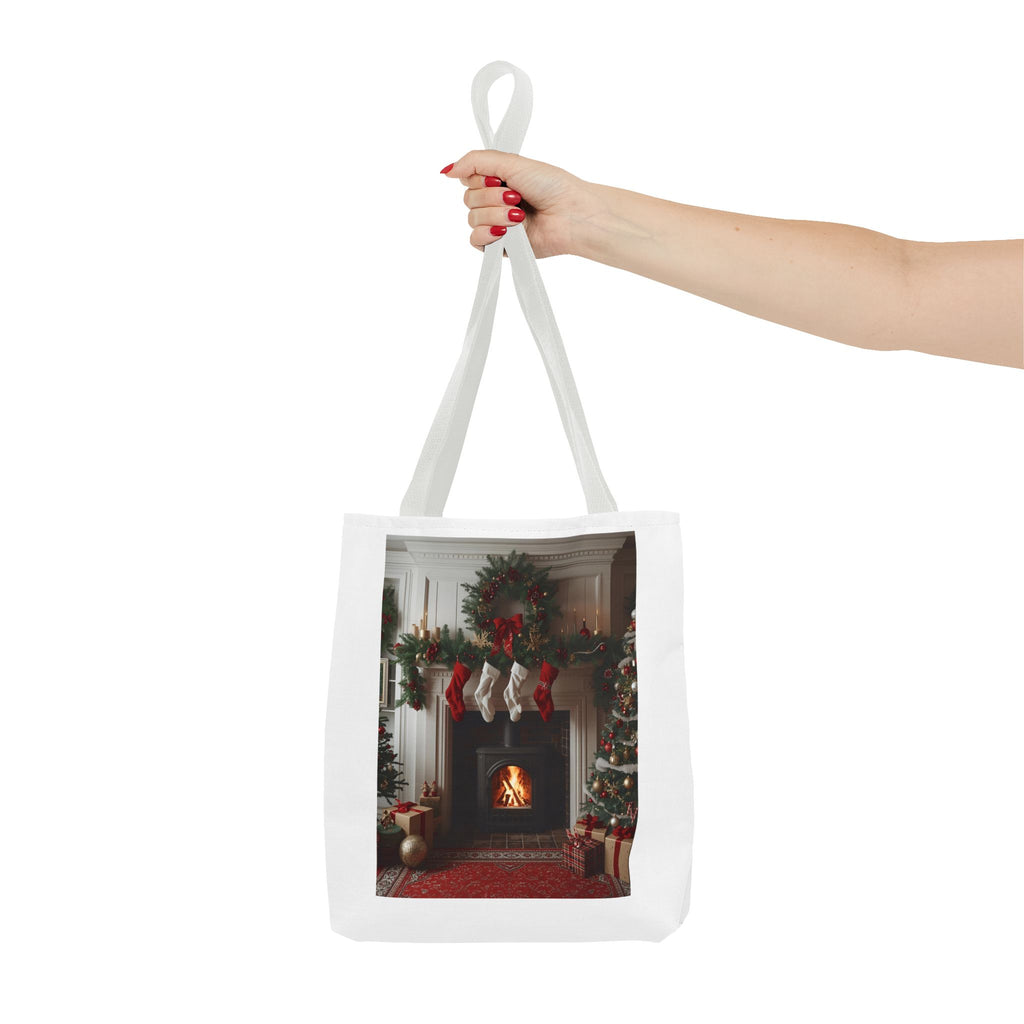 Cozy Christmas Tote Bag, Holiday Tote, Festive Bag, Gift Bag, Shopping Tote, Merry Christmas Decor, Seasonal Accessories