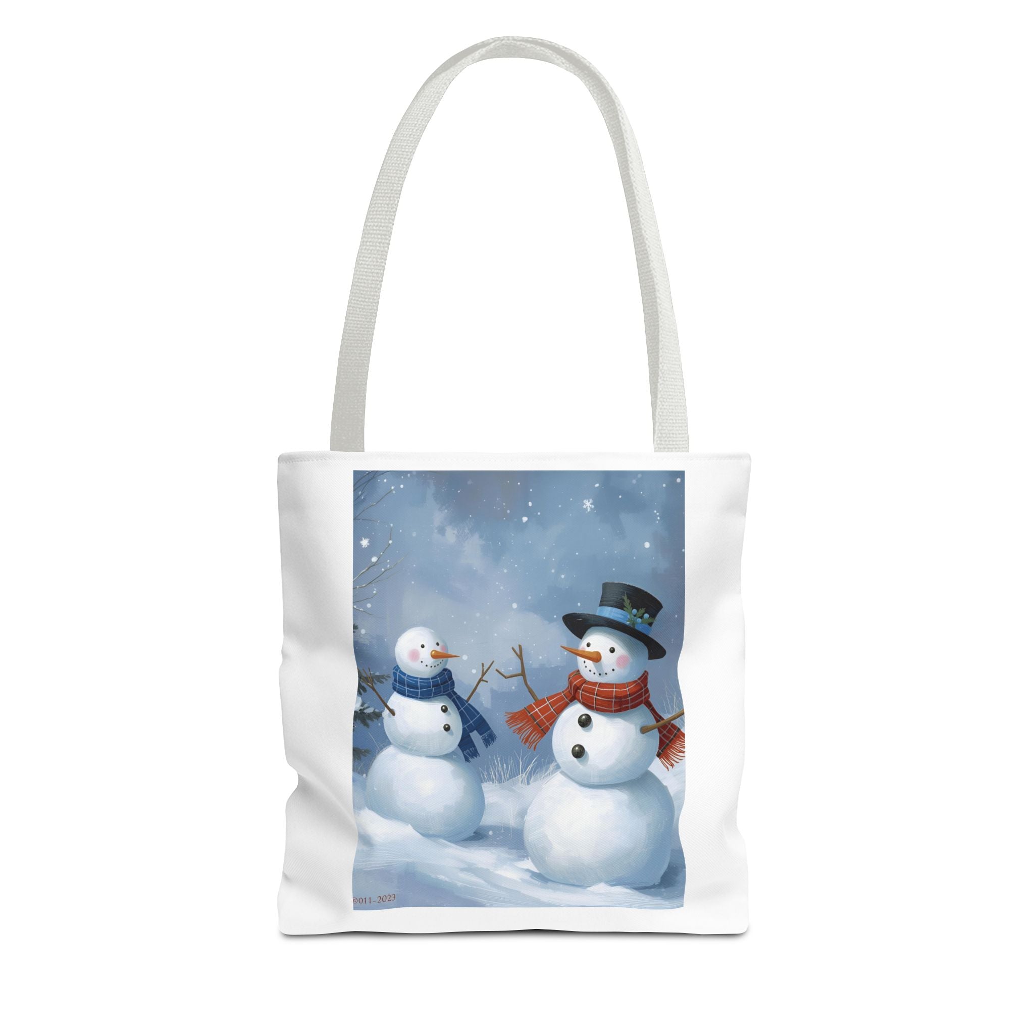 Christmas Snowman Family Tote Bag (AOP)