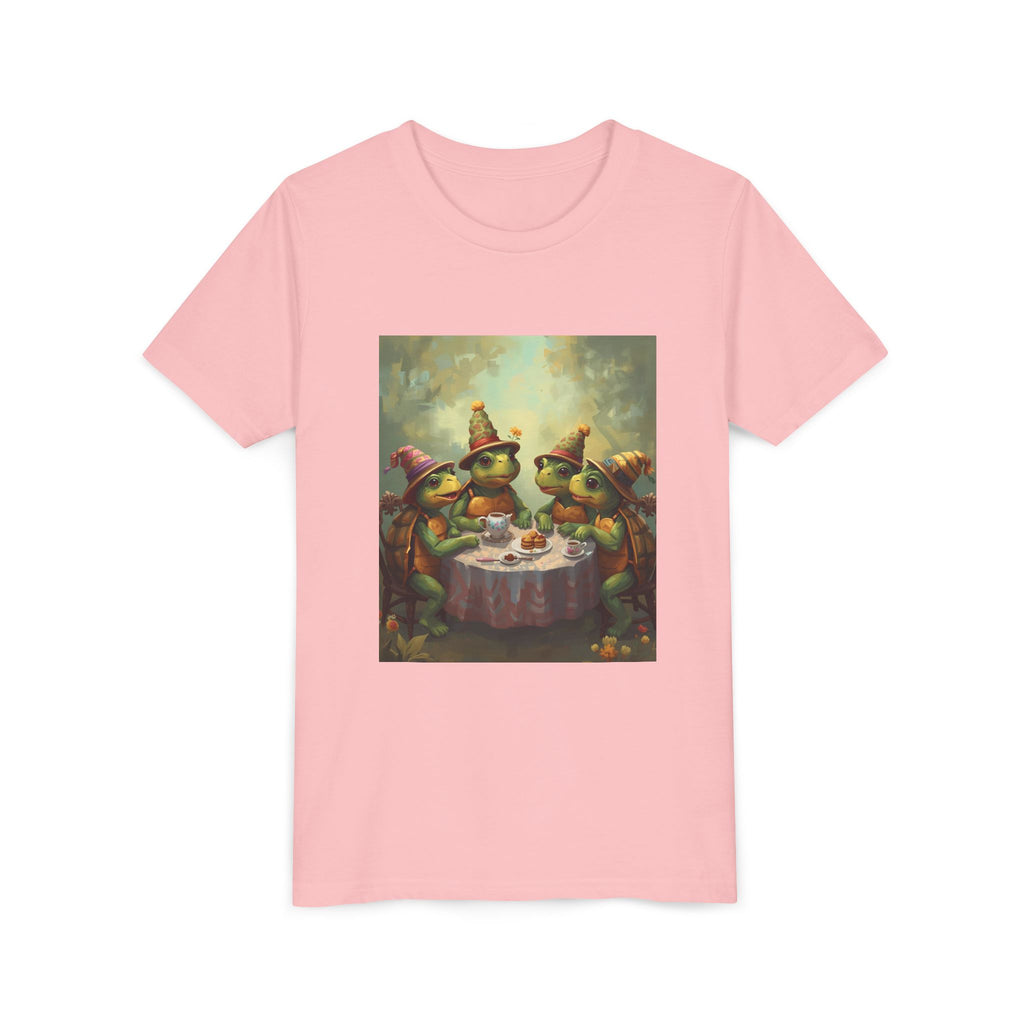 Whimsical Turtle Youth Short Sleeve Tee