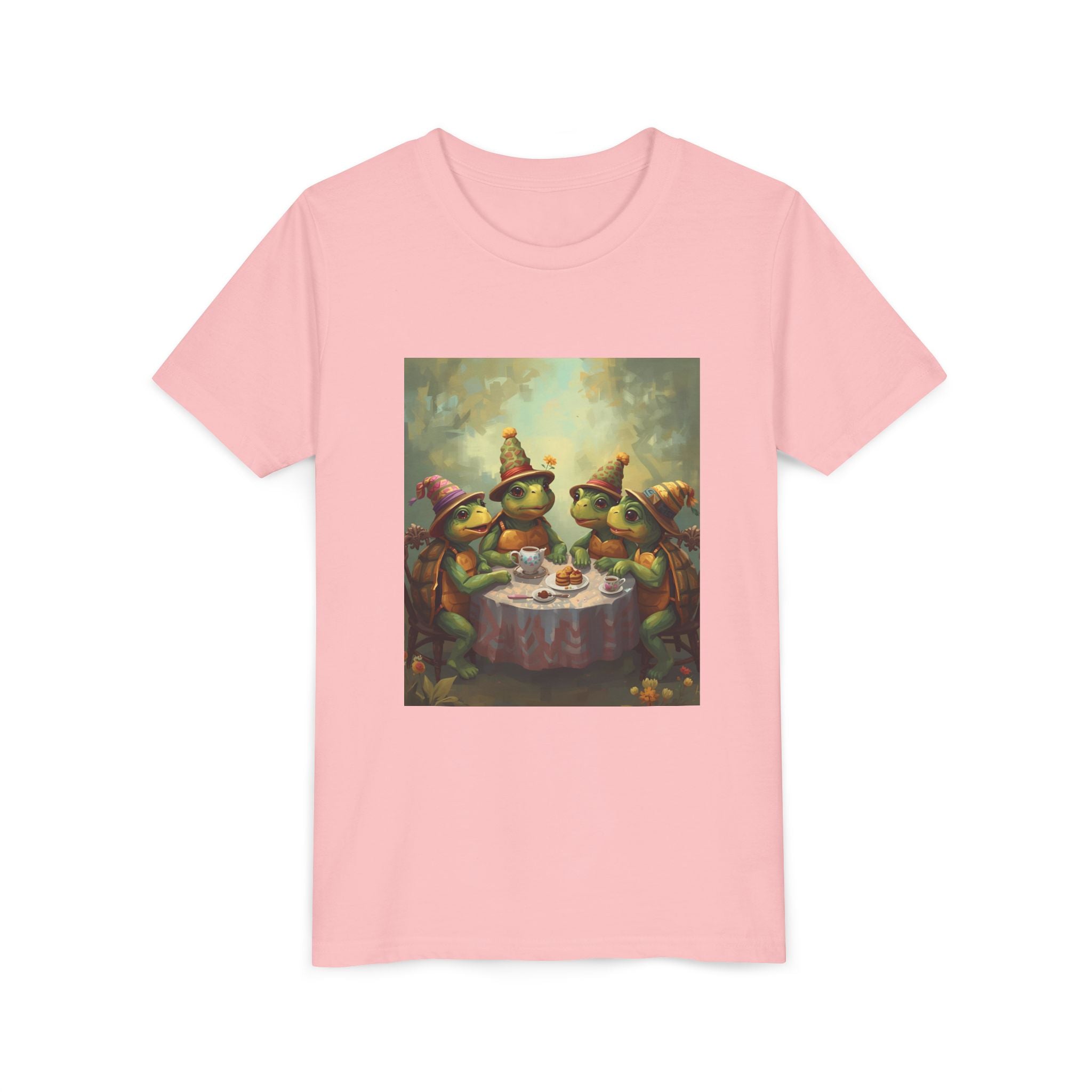 Whimsical Turtle Youth Short Sleeve Tee