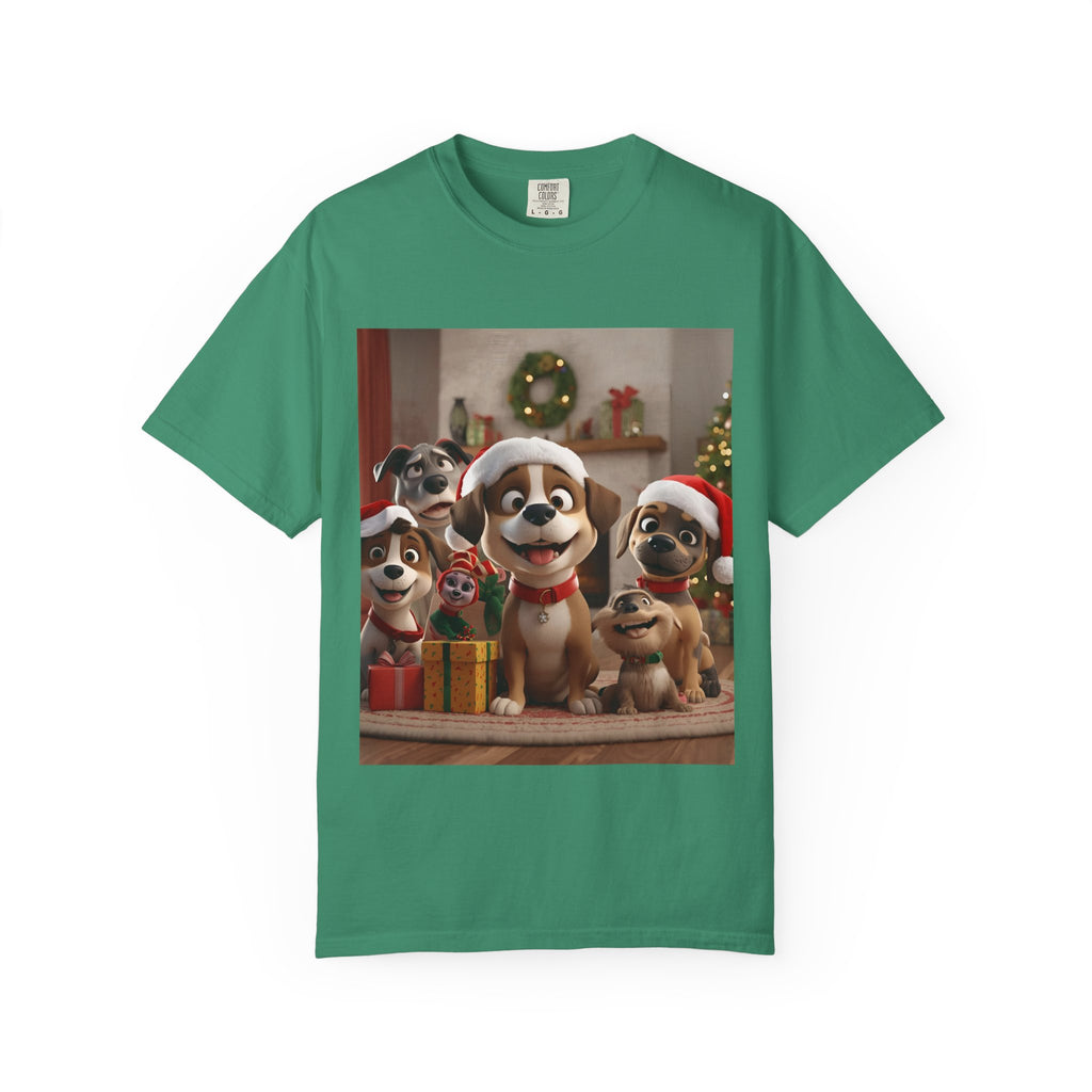 Cute Christmas Festive Dog Holiday T-Shirt | Pet Lover Gift, Christmas Shirt, Unisex Casual Tee, Cute Animal Apparel, Holiday Spirit Outfit