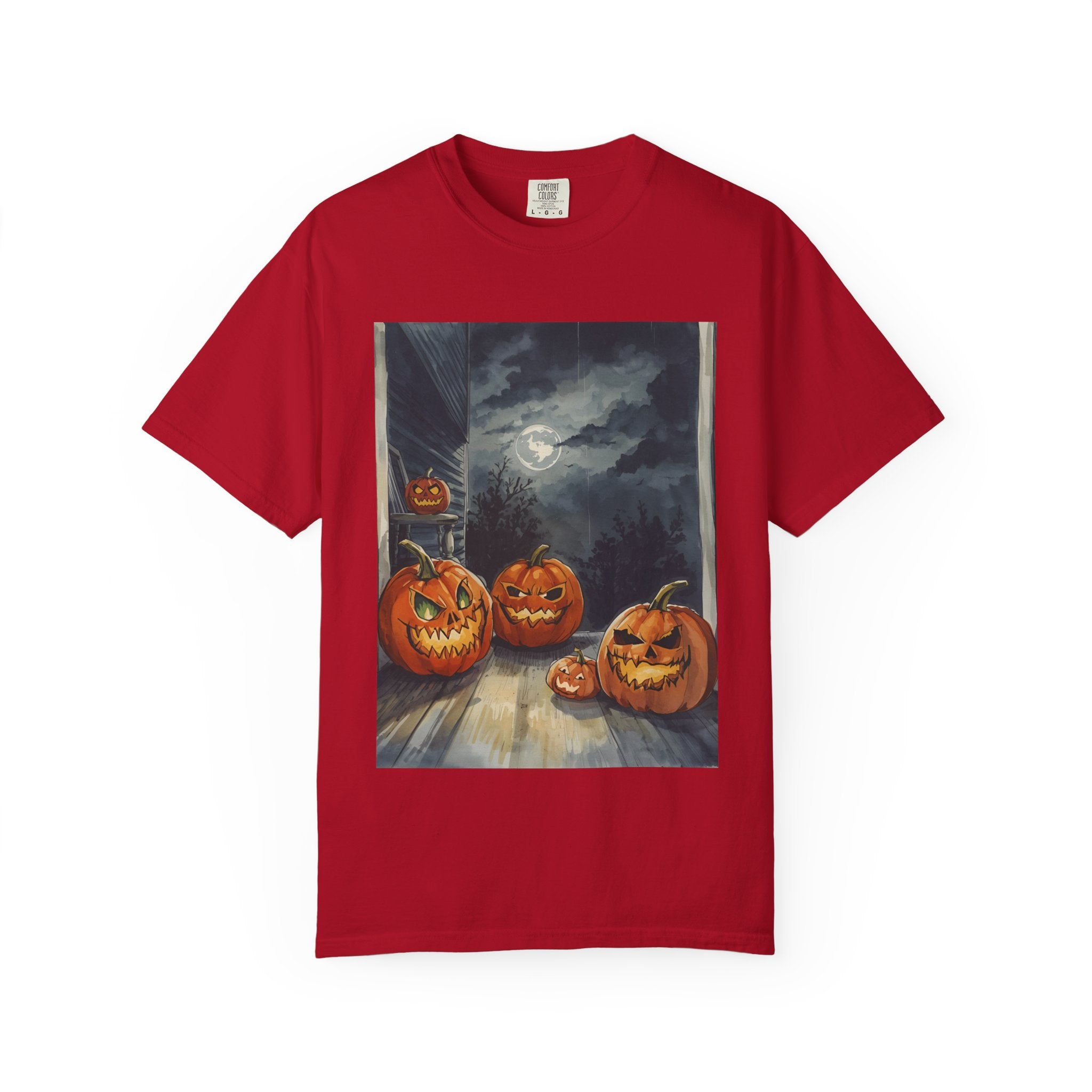 Halloween Pumpkin Scary T-shirt - Perfect for Fall Celebrations, Trick or Treat, Autumn Fashion, Costume Party, Spooky Vibes