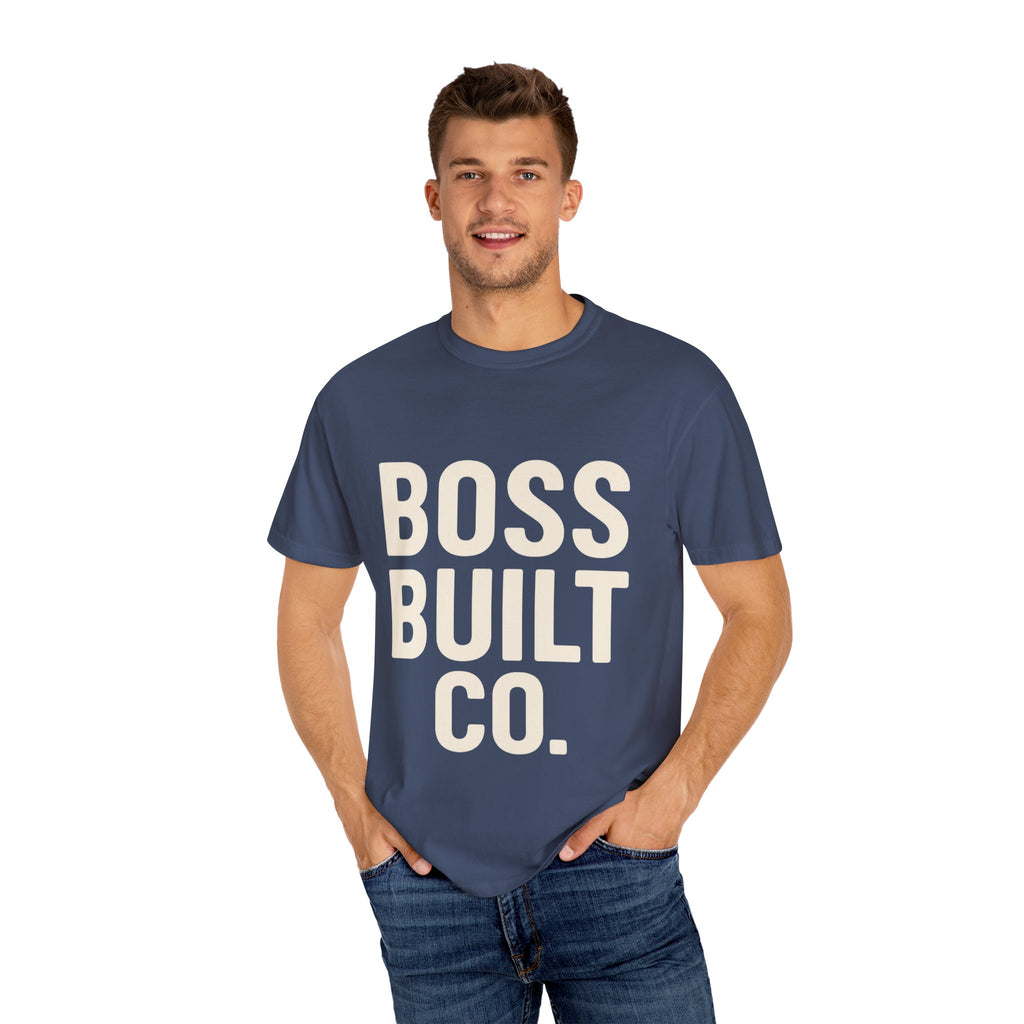 Boss Built Co. Graphic T-Shirt — Bold Logo Tee for Entrepreneurs & Makers