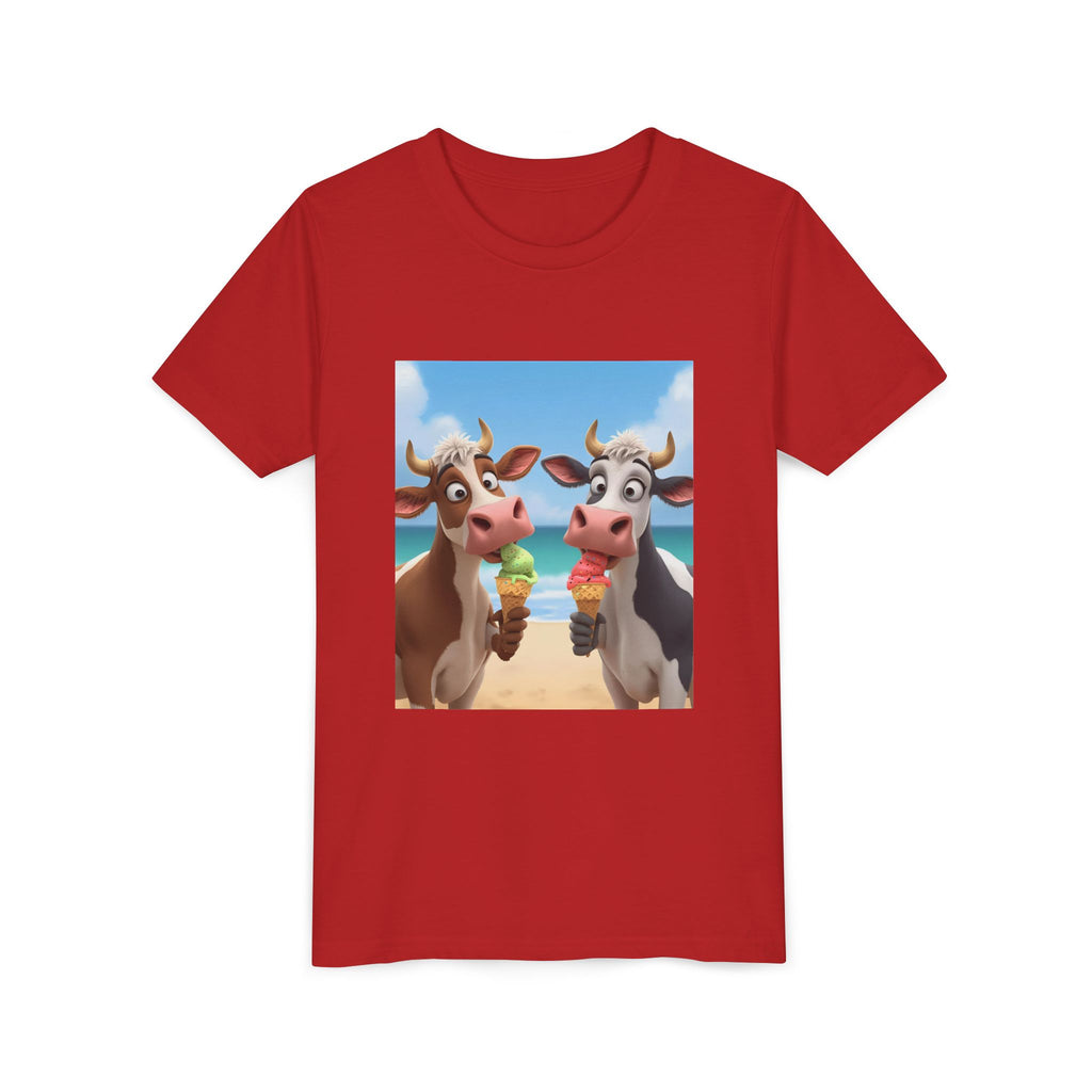 Beachy Cow Youth Short Sleeve Tee