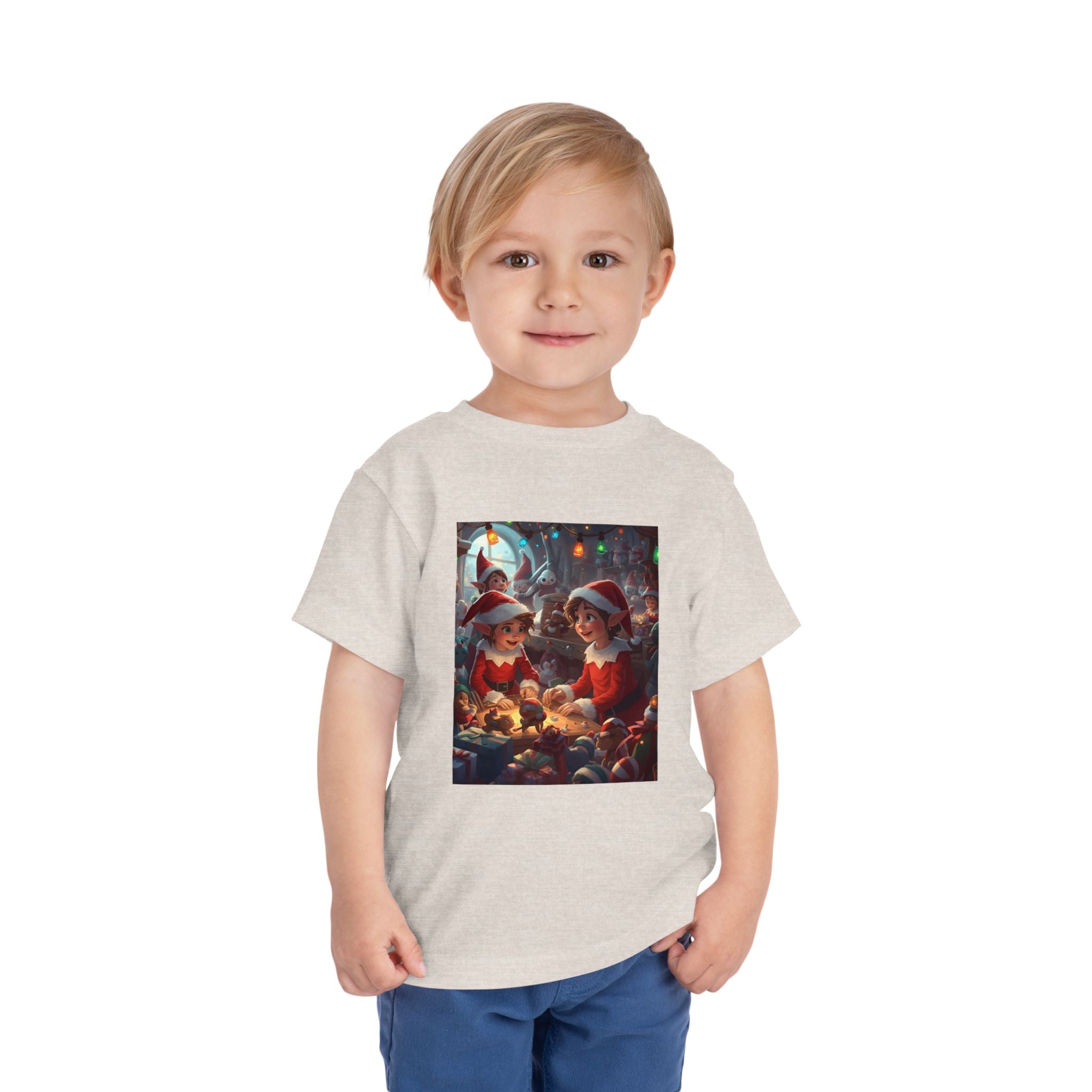 Christmas Toddler Tee, Cute Holiday Shirt, Elf Design, Kids Christmas Outfit, Fun Xmas Gift, Toddler Apparel