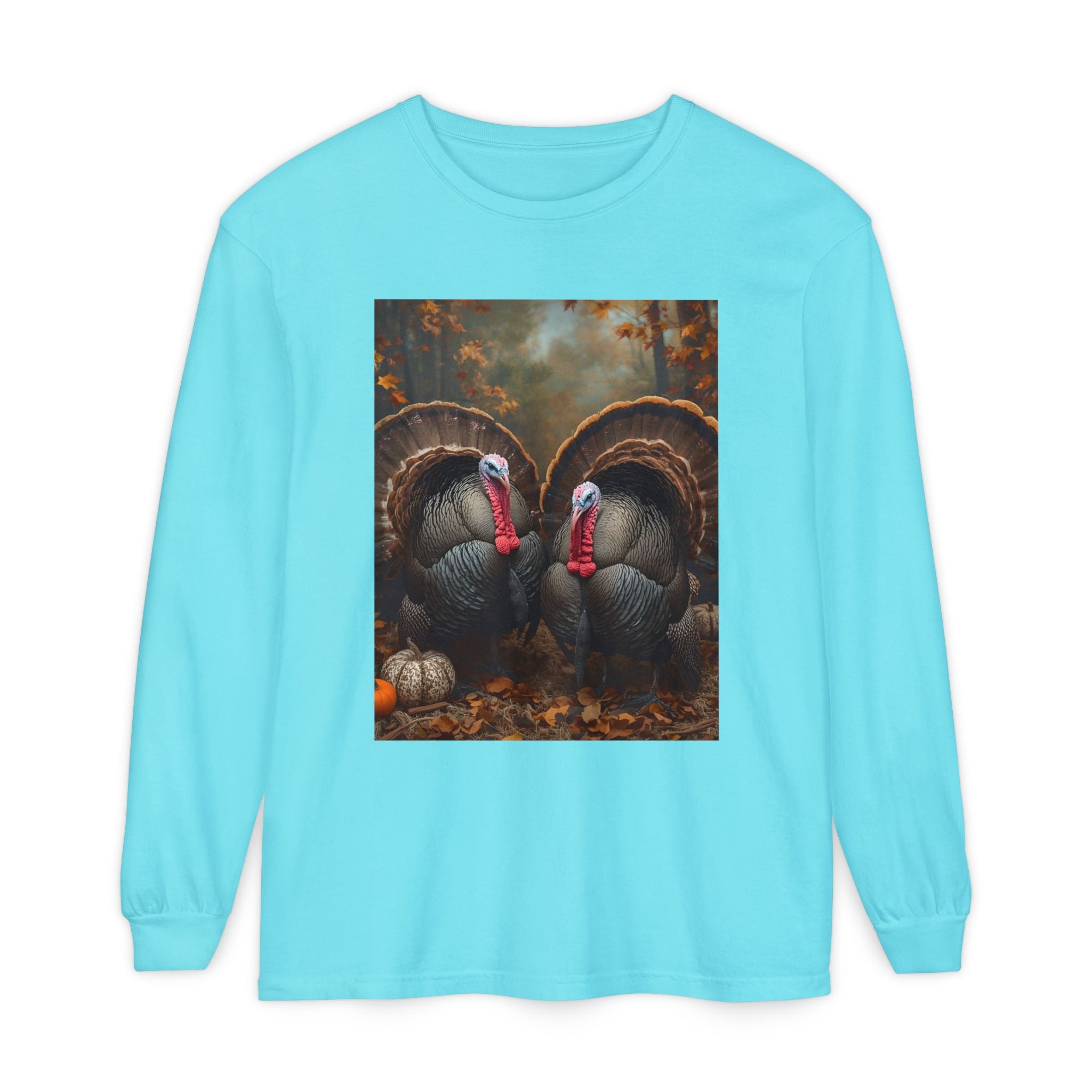 Unisex Garment-dyed Long Sleeve T-Shirt