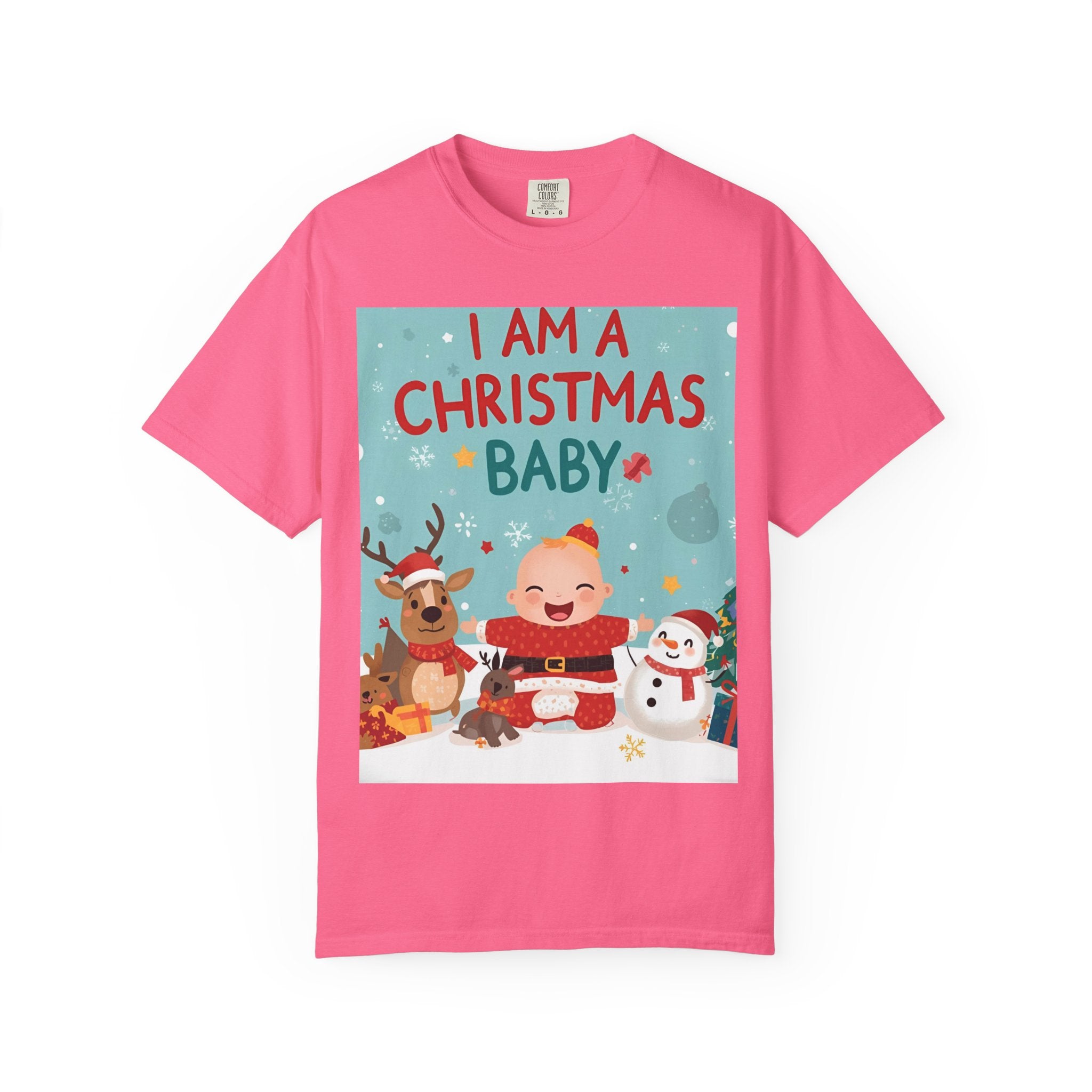 Christmas Baby T-shirt, Cute Christmas Shirt, Holiday Gift, Family Matching Tee, Unisex Kids Christmas Apparel, Baby's First Christmas