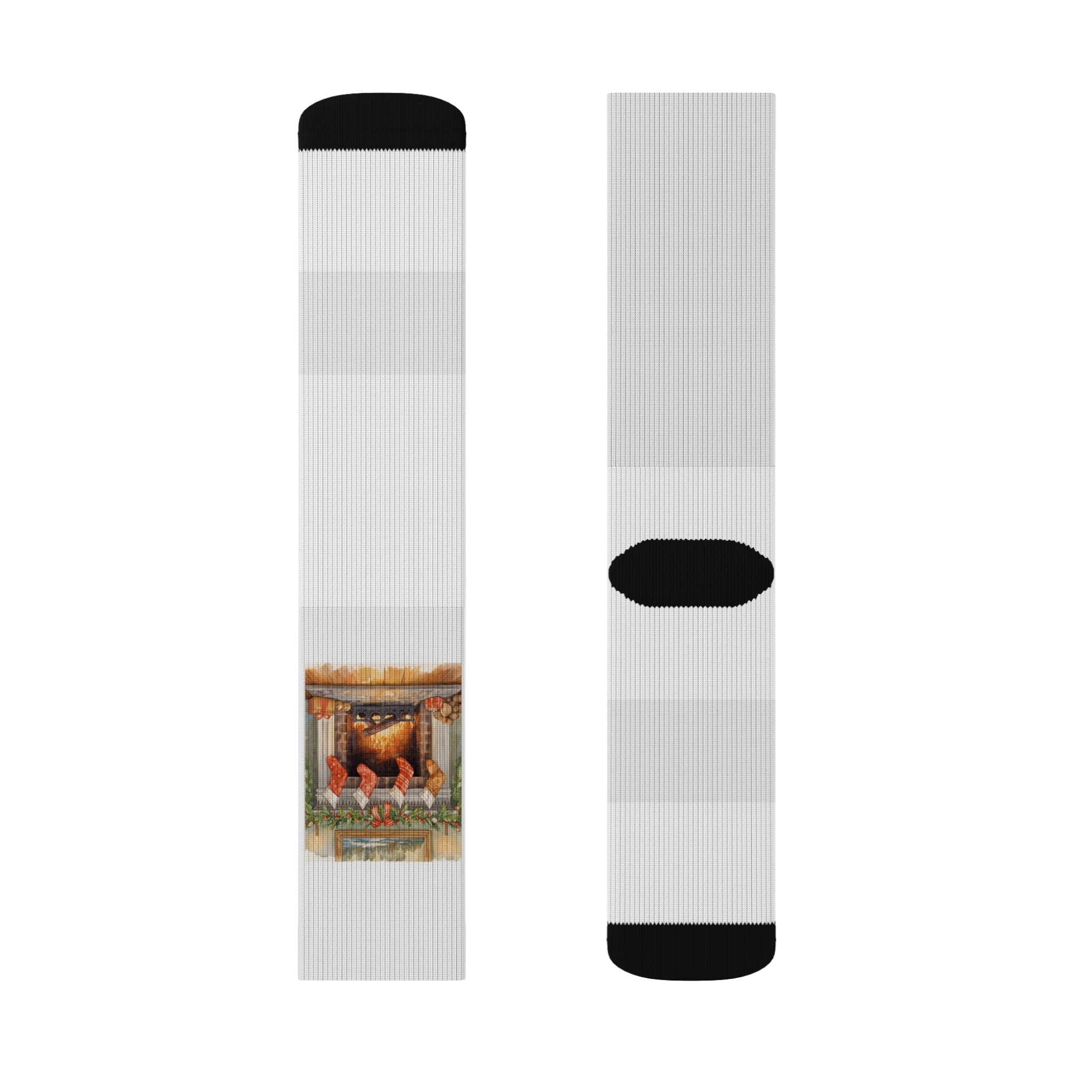 Whimsical Christmas Sublimation Socks