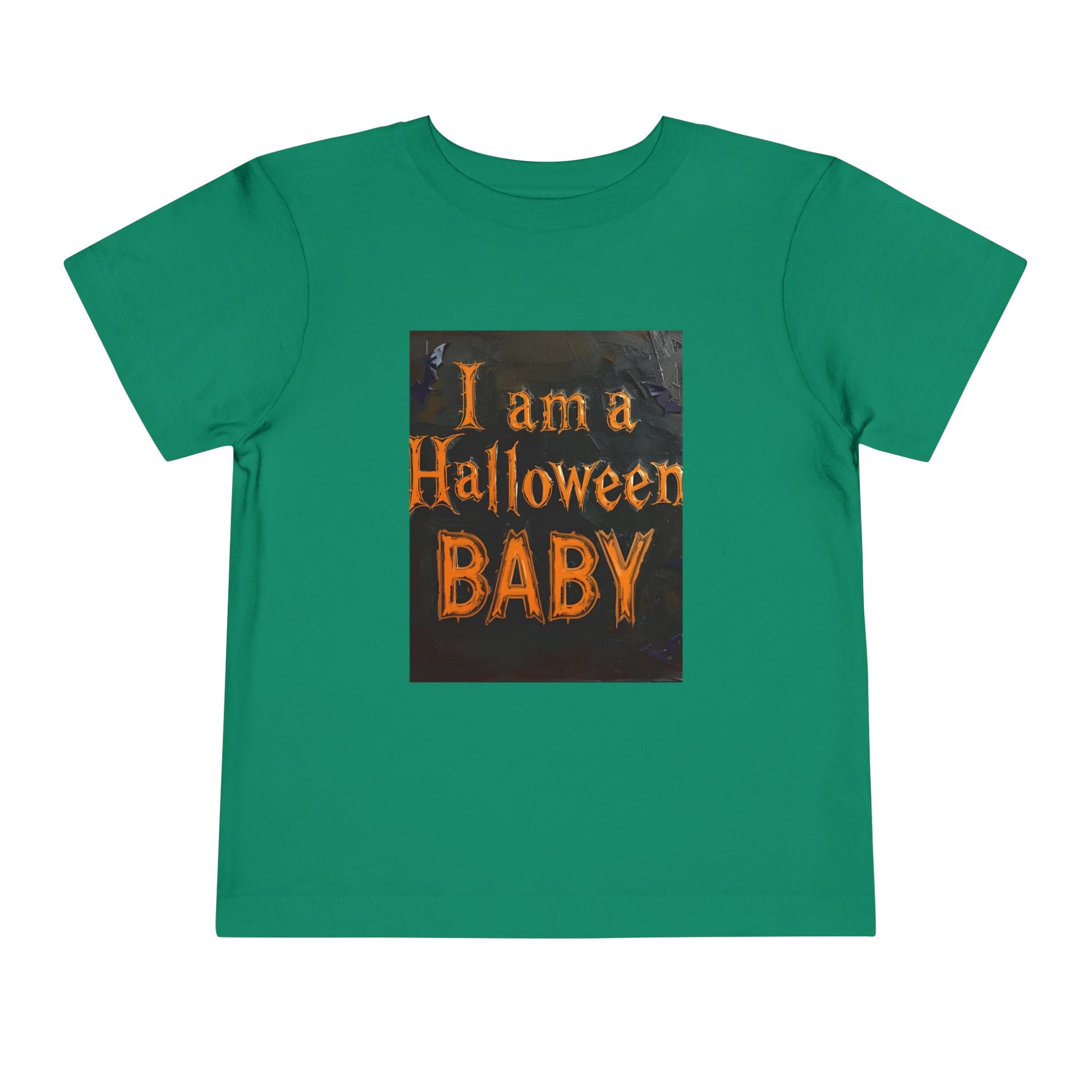 I Am A Halloween Baby Toddler Short Sleeve Tee