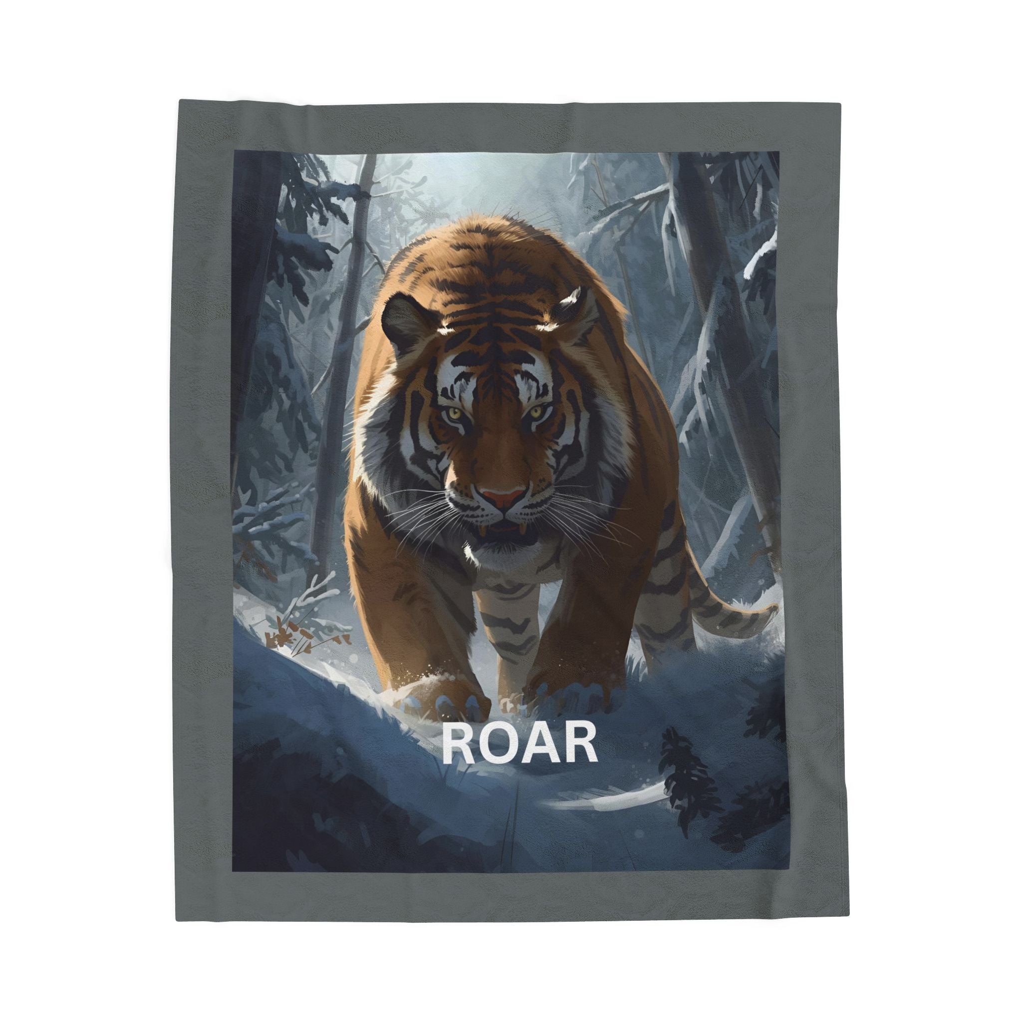 Togere Snow Roar Velveteen Plush Blanket