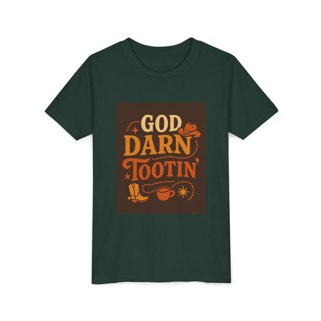 God Darn Tootin Youth Short Sleeve Tee