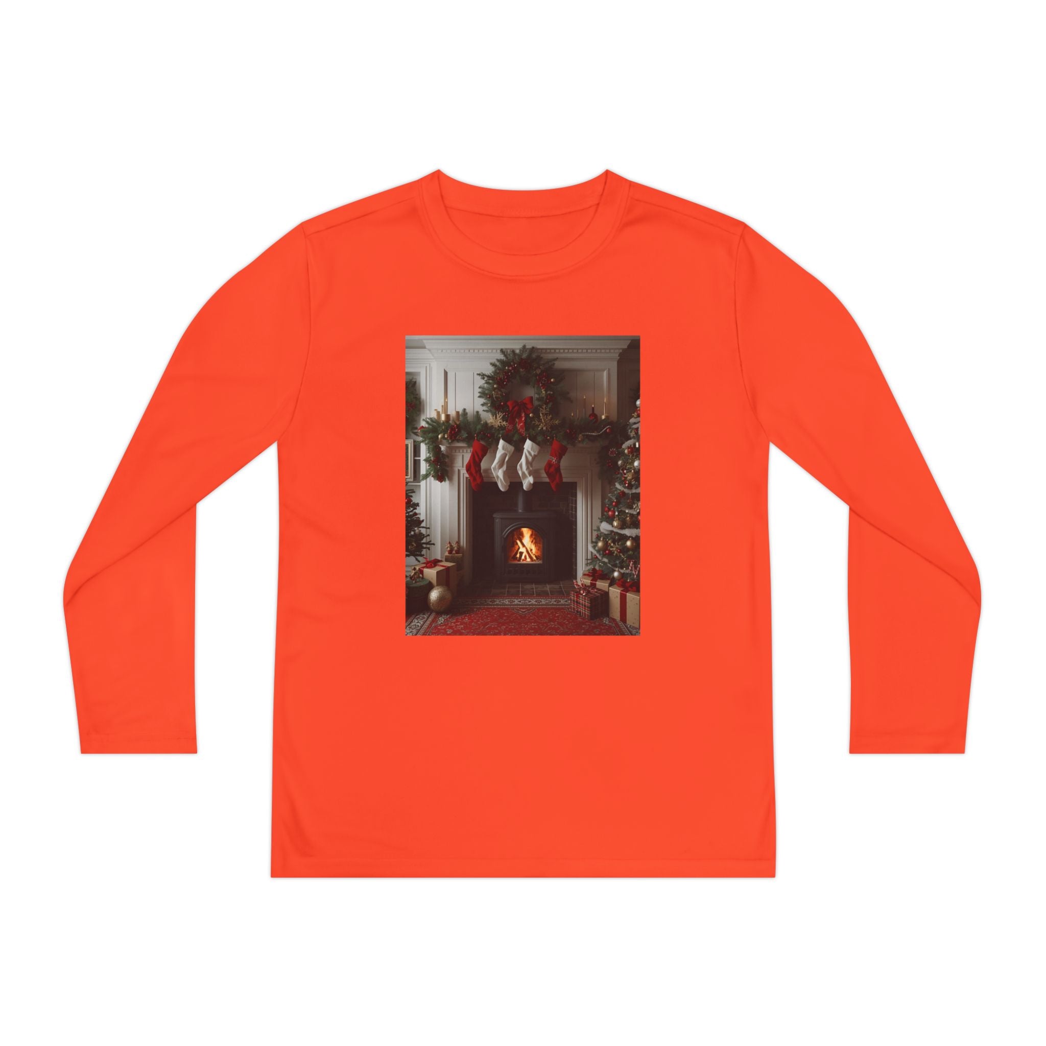Cozy Christmas Youth Long Sleeve Competitor Tee