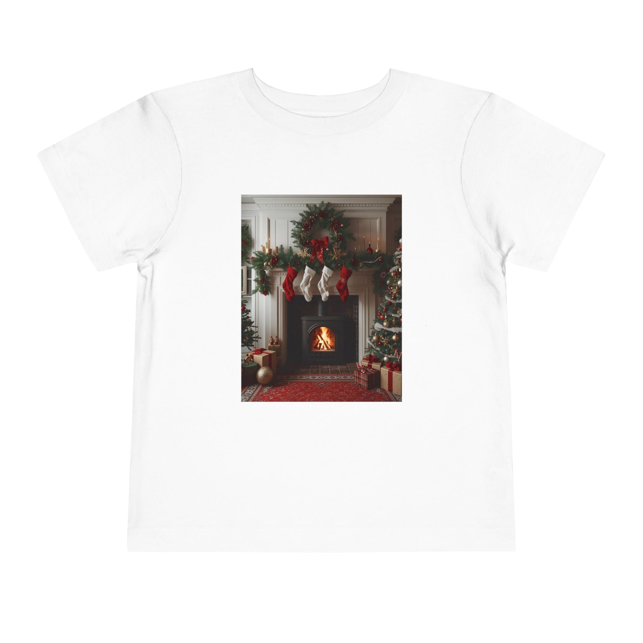 Cozy Christmas Toddler Tee, Holiday Kids Shirt, Cute Winter Tee, Toddler Christmas Outfit, Festive Short Sleeve Shirt