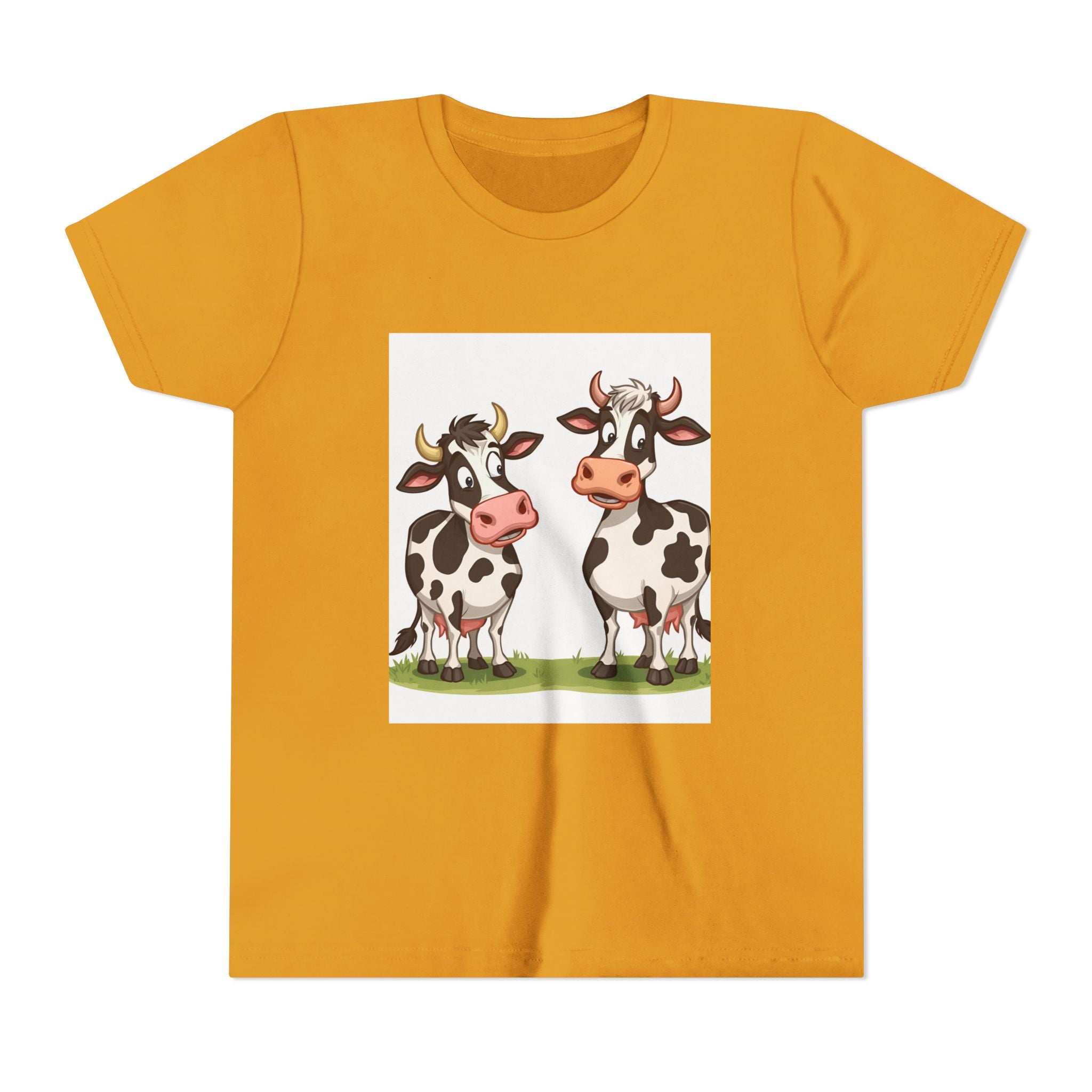 Cute Cows Youth Short Sleeve Tee