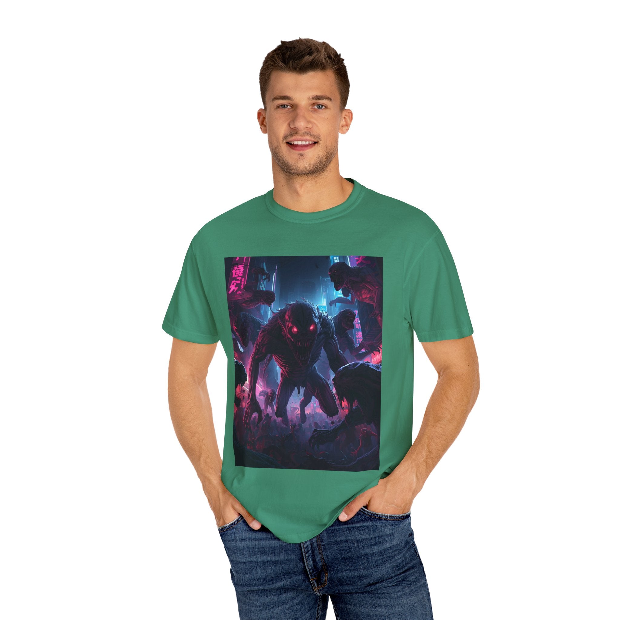 Spooky Creature Unisex Graphic Tee - Halloween Horror T-Shirt, Vintage Style, Spooky Gift, Unisex Halloween Apparel, Unique Costume Alternative