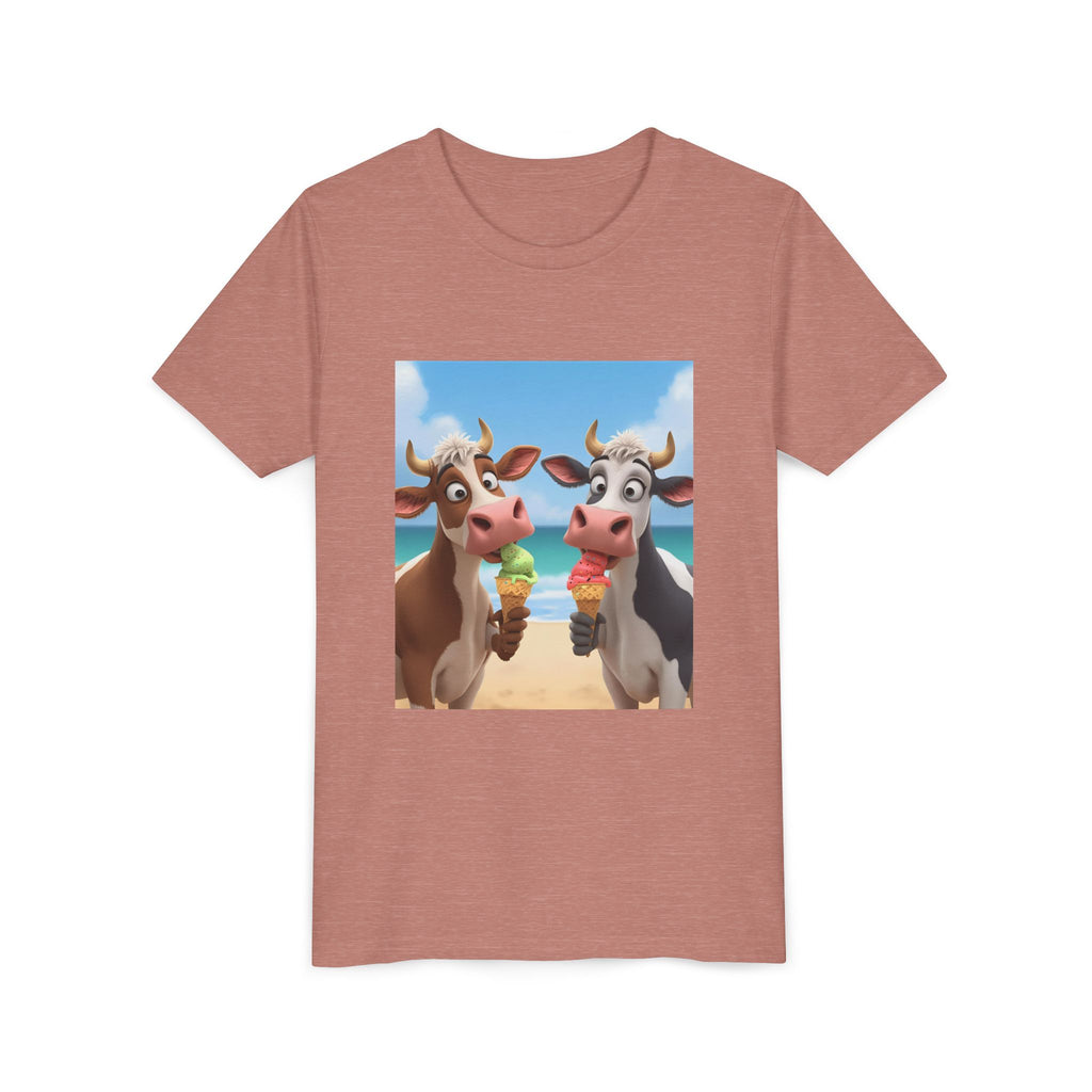 Beachy Cow Youth Short Sleeve Tee