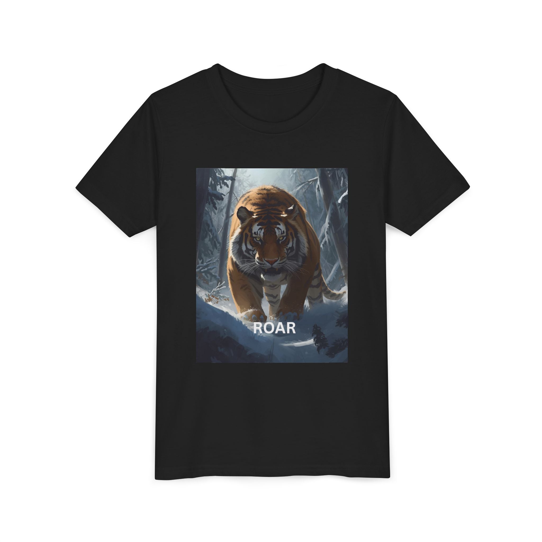 Tiger Roar Snow Youth Short Sleeve Tee