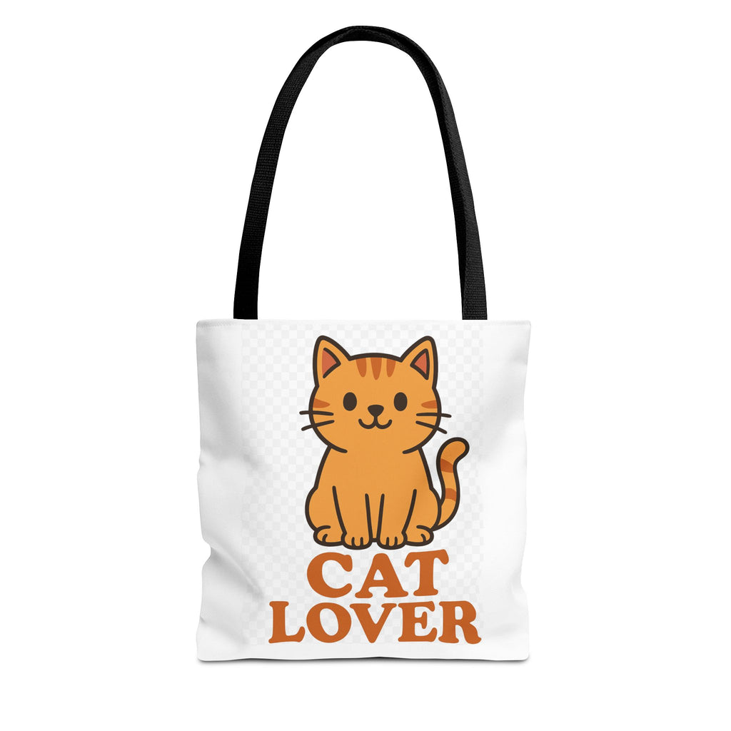 Cat Lover Tote Bag, Eco-Friendly Cat Lover Gift, Cute Pet Owner Accessory, AOP Cat Design, Ideal for Everyday Use, Cat Themed Shopping Bag
